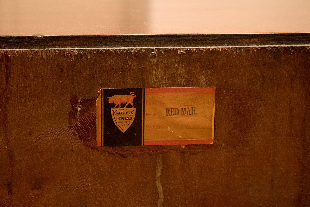 Maddox Slant-Front Secretary Desk Over Serpentine Drawers