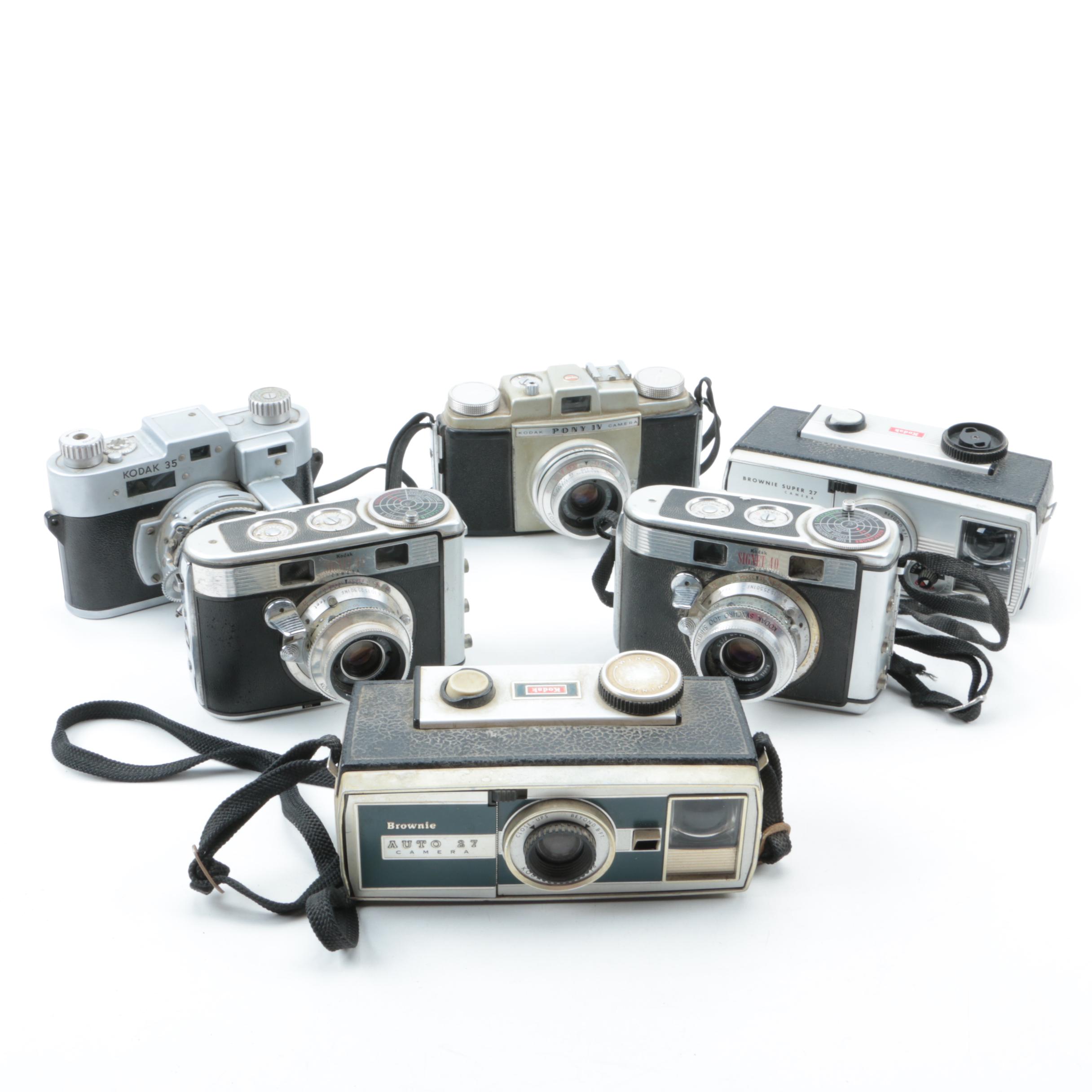 Vintage Kodak Still Camera Collection
