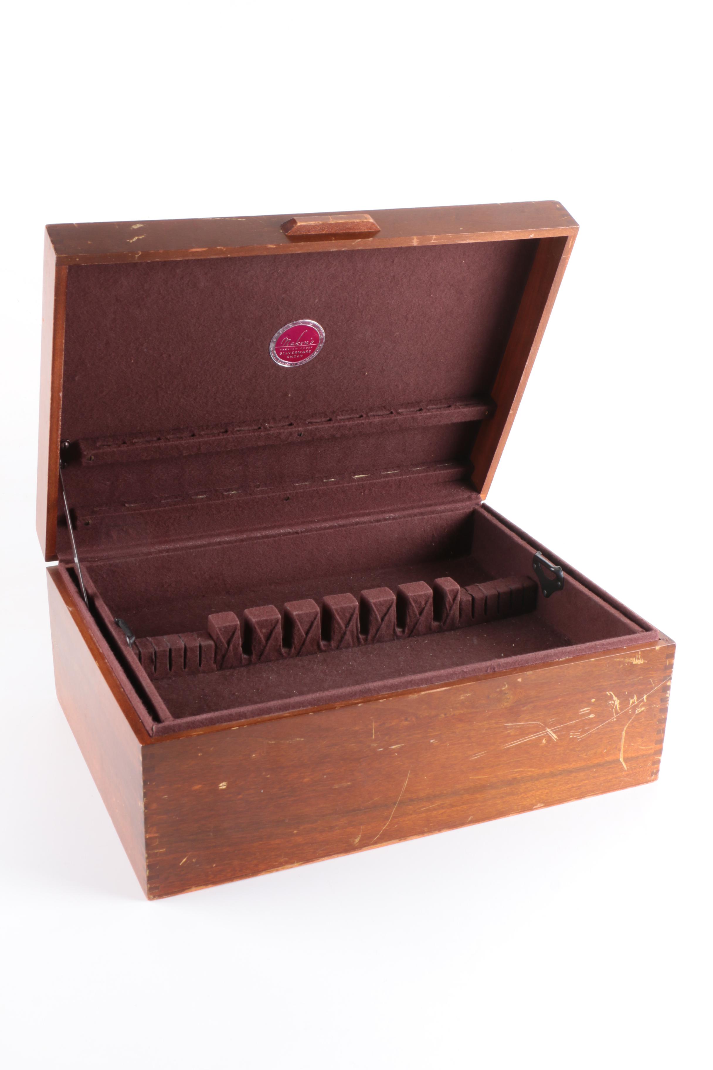 Siam Brass-Toned Flatware Set with Wooden Handles