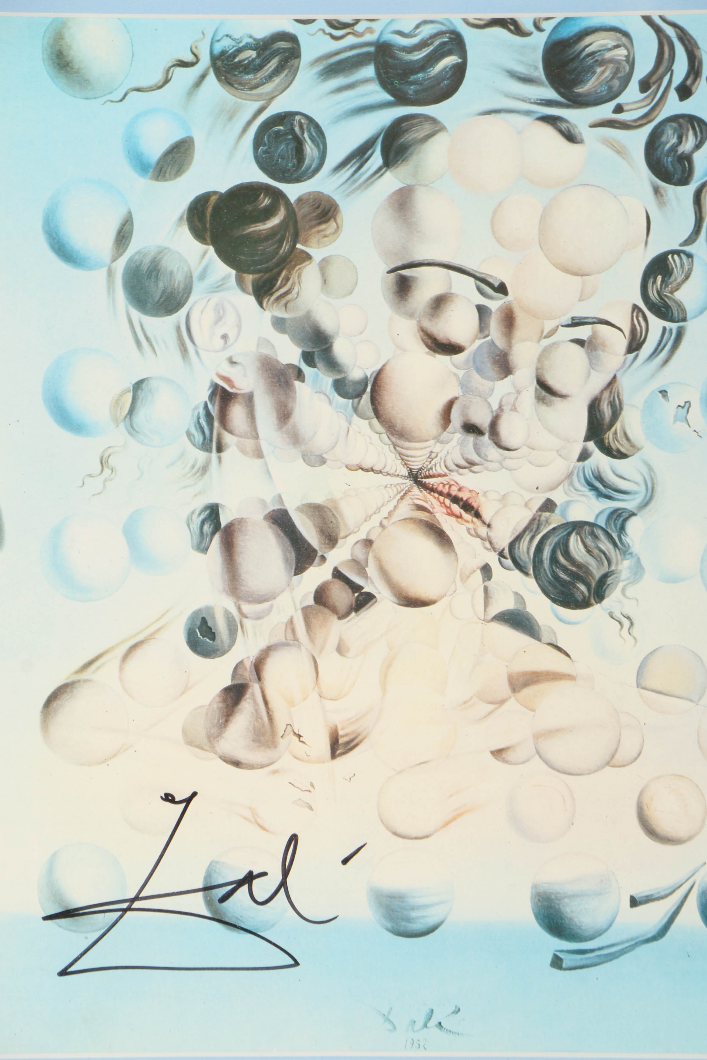 Offset Lithograph After Salvador Dalí "Galatea of the Spheres"