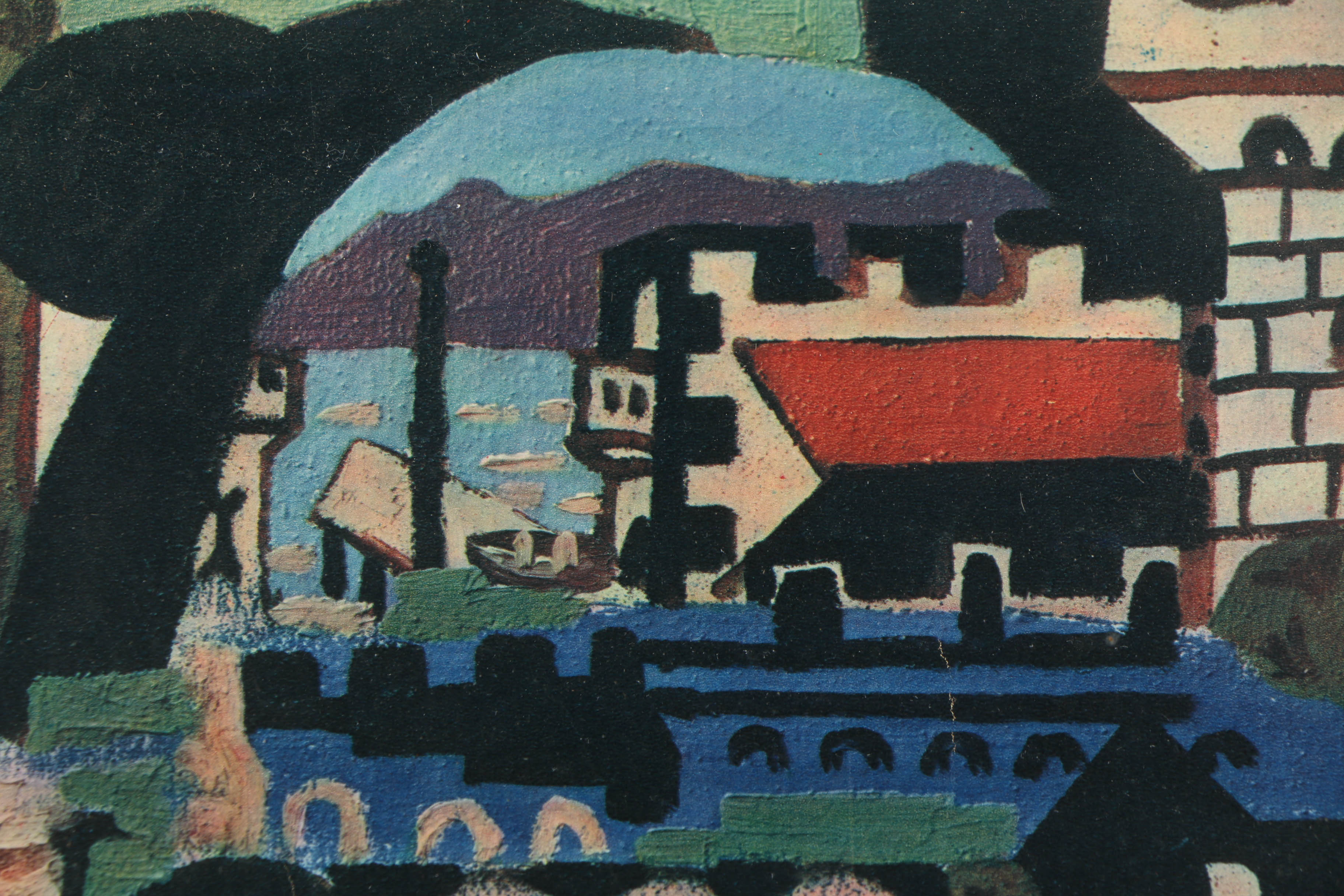 Reproduction Offset Lithograph After Pablo Picasso "Landscape - Juan-les-Pin"