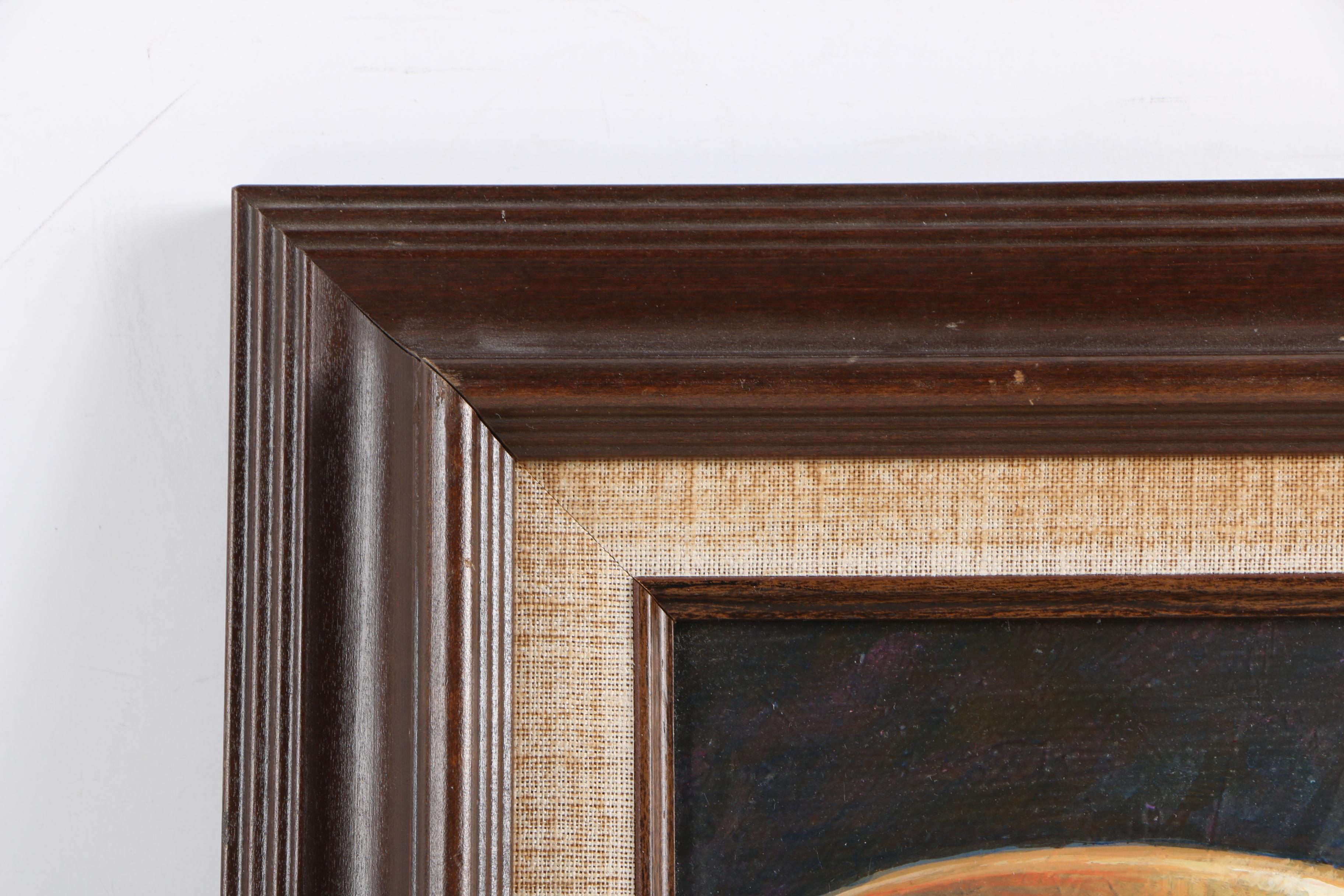 Marv Espe Acrylic Painting "Antiques & Eggs"