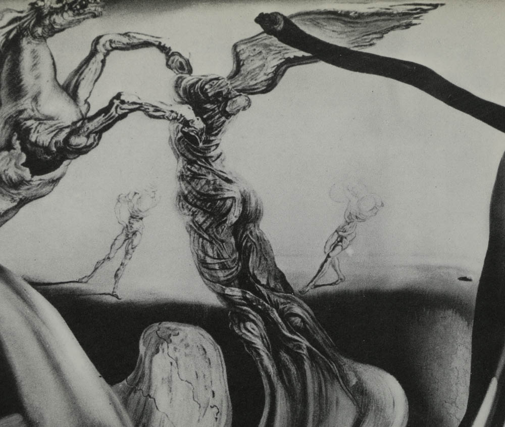 Reproduction Halftone Print After Salvador Dalí "Melting Universe"