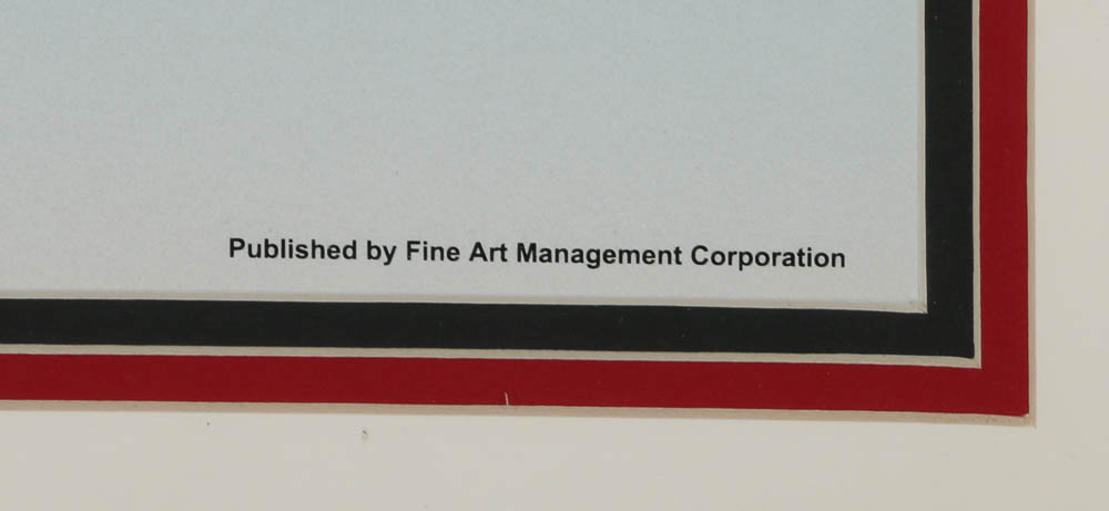 Serigraph Print on Celluloid "Popeye and Olive Oyl"