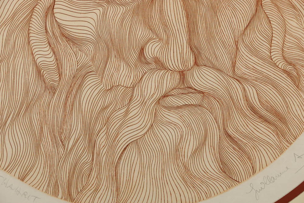 Guillaume Azoulay Etching "Regal Vision"