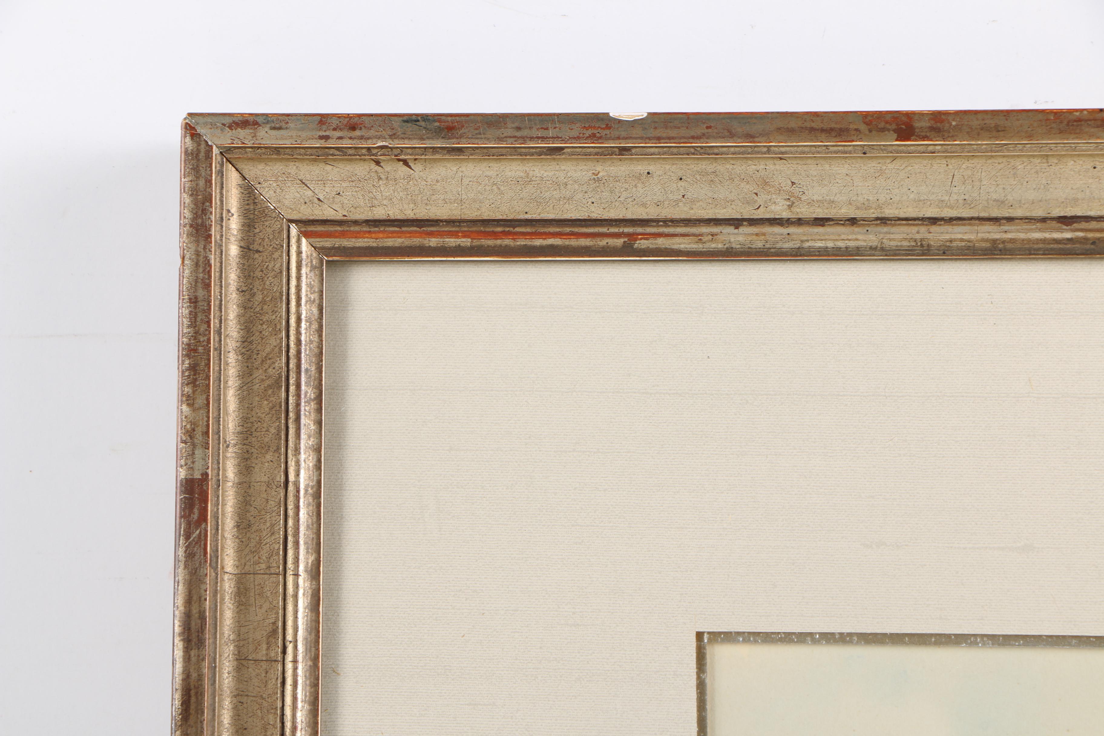 E. Tufnell Watercolor Nautical Painting "Merchantman of 1670"