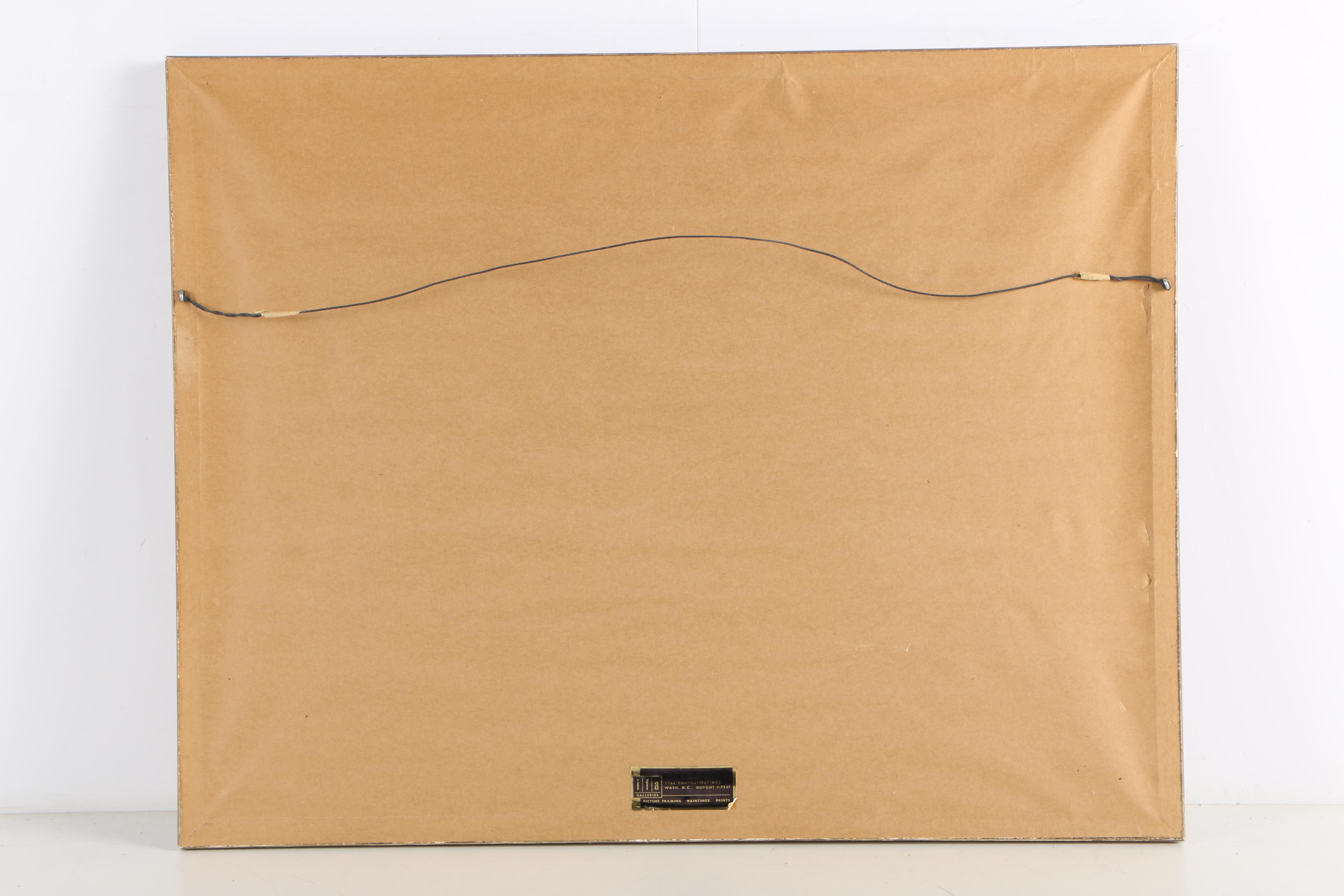 E. Tufnell Watercolor Nautical Painting "Merchantman of 1670"