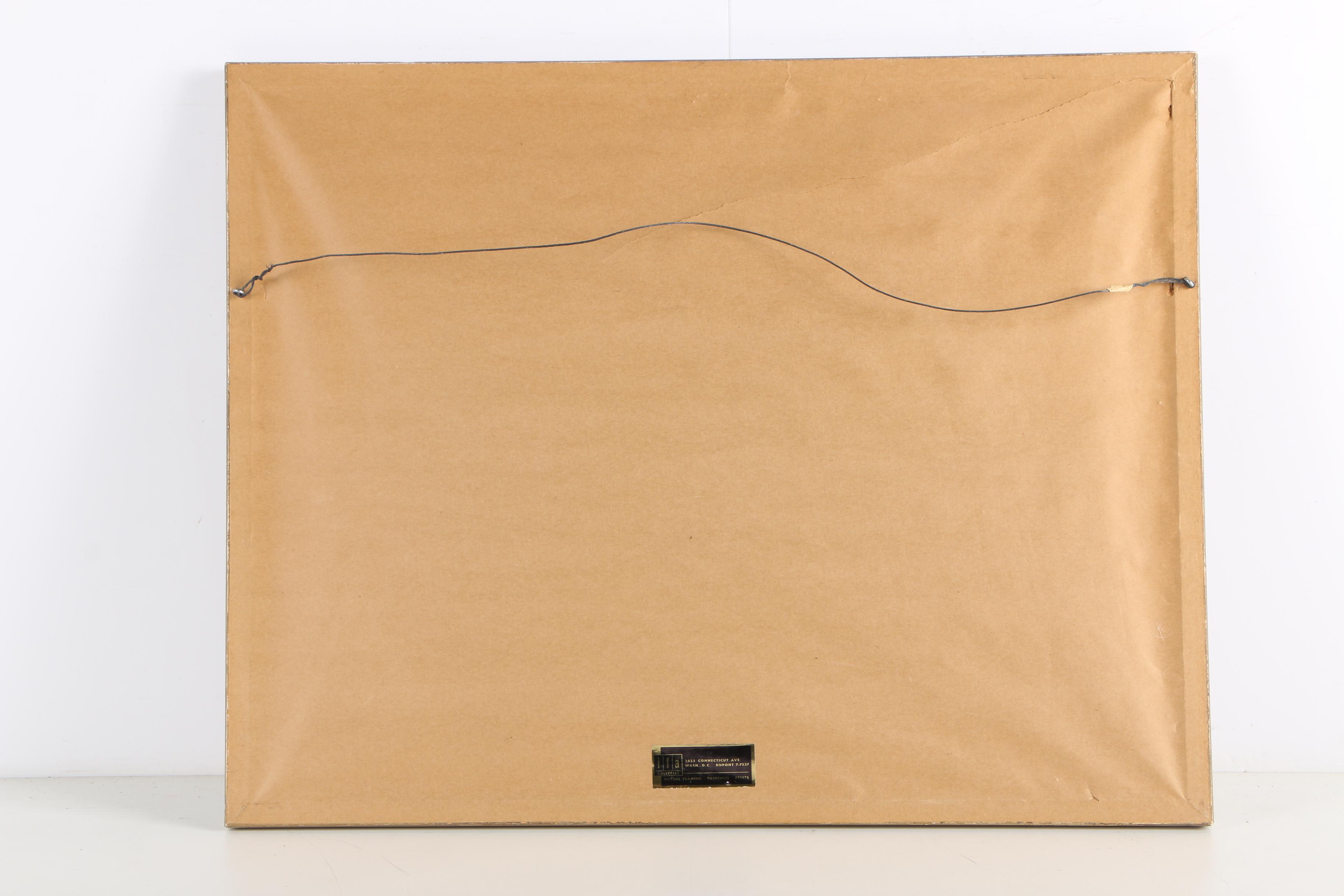 E. Tufnell Watercolor Nautical Painting "Catch Me Who Can"