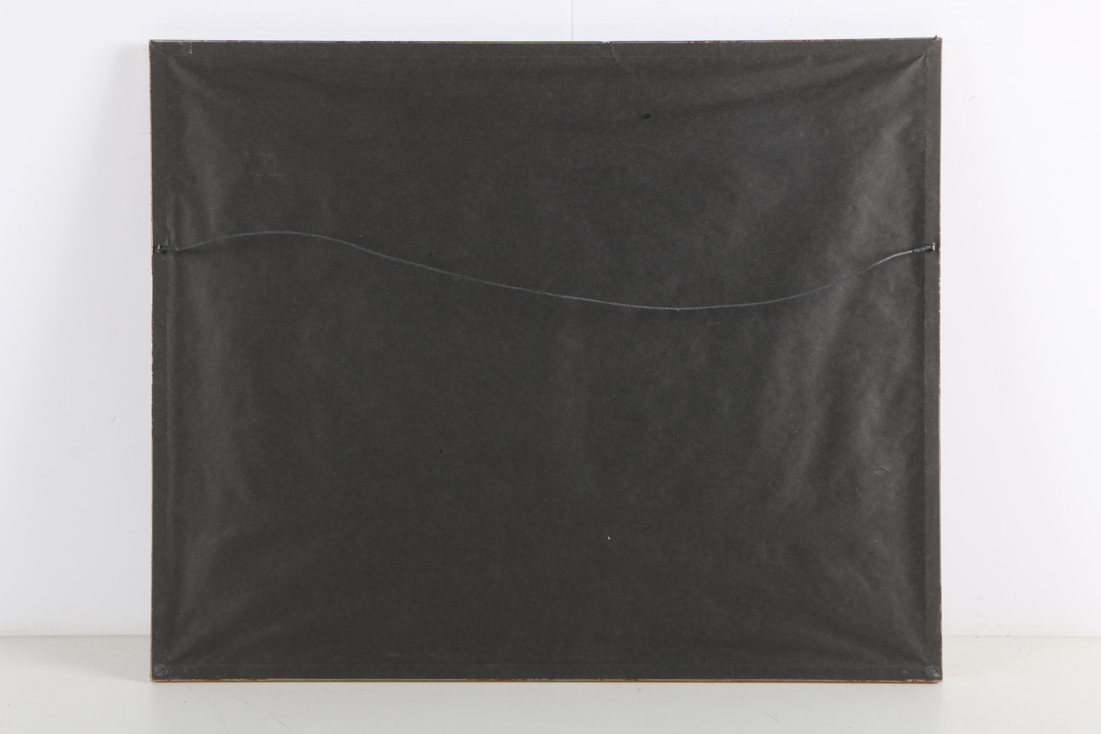 E. Tufnell Watercolor Nautical Painting "U.S.S. Washington"