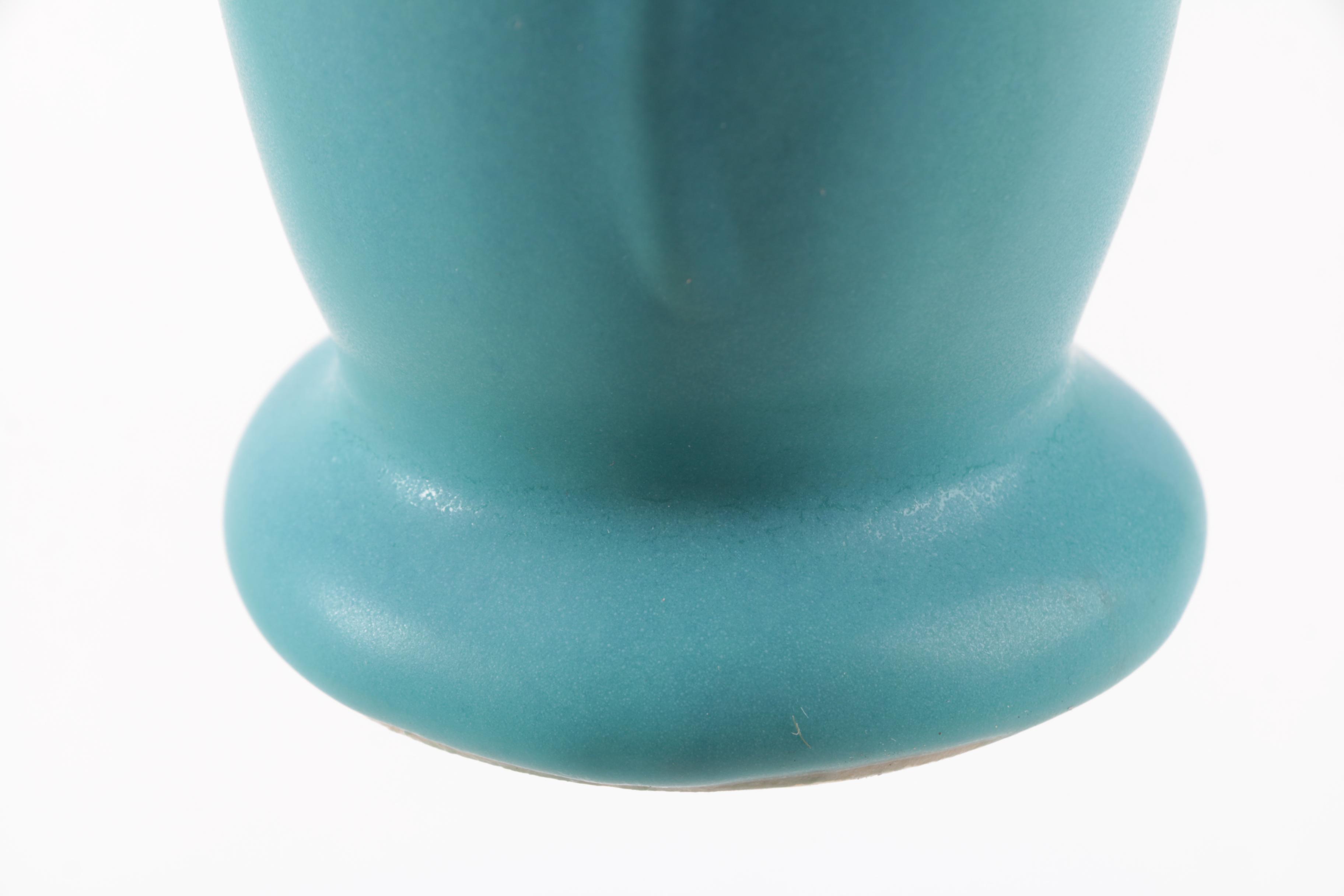 Van Briggle "Columbine" Vase in Ming Blue