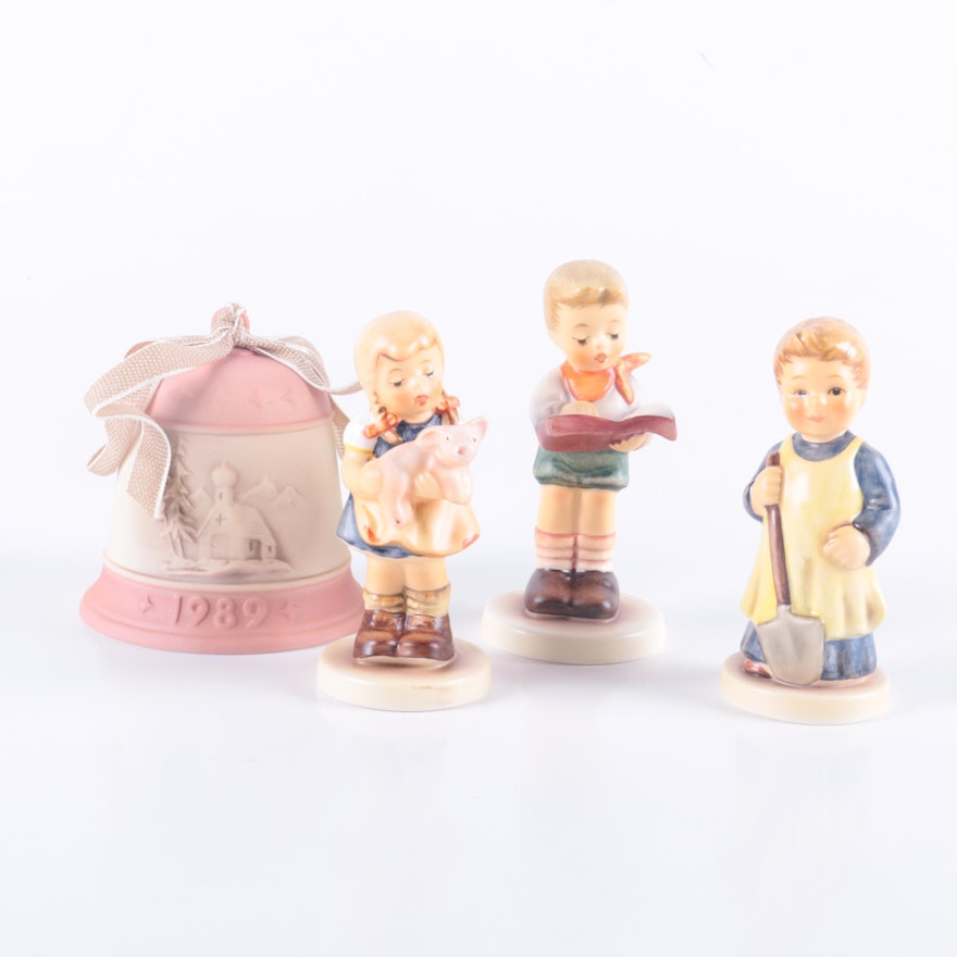 Four M.I. Hummel Club Figurines