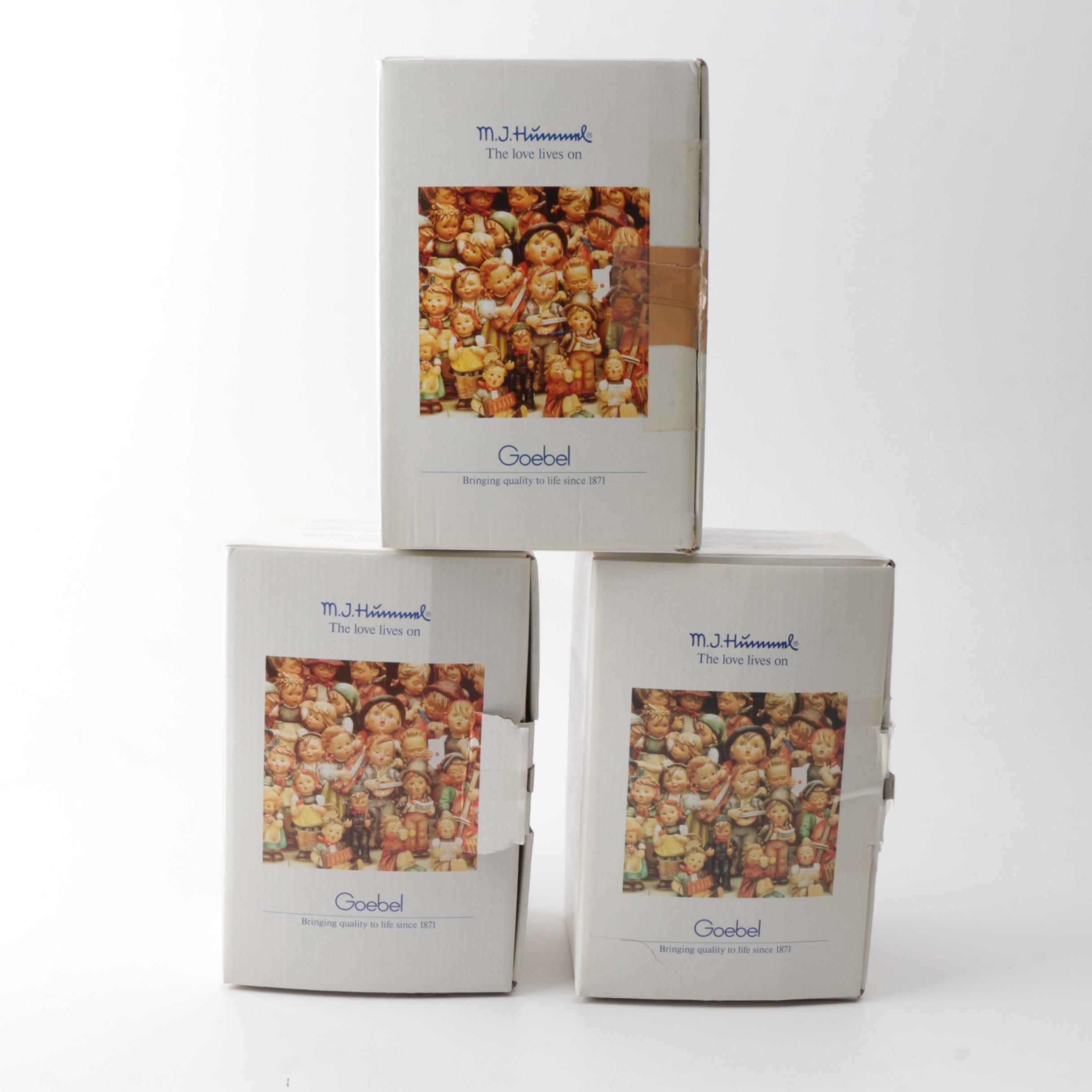 Three Goebel M.I. Hummel Figurines Featuring "Little Pharmacist"