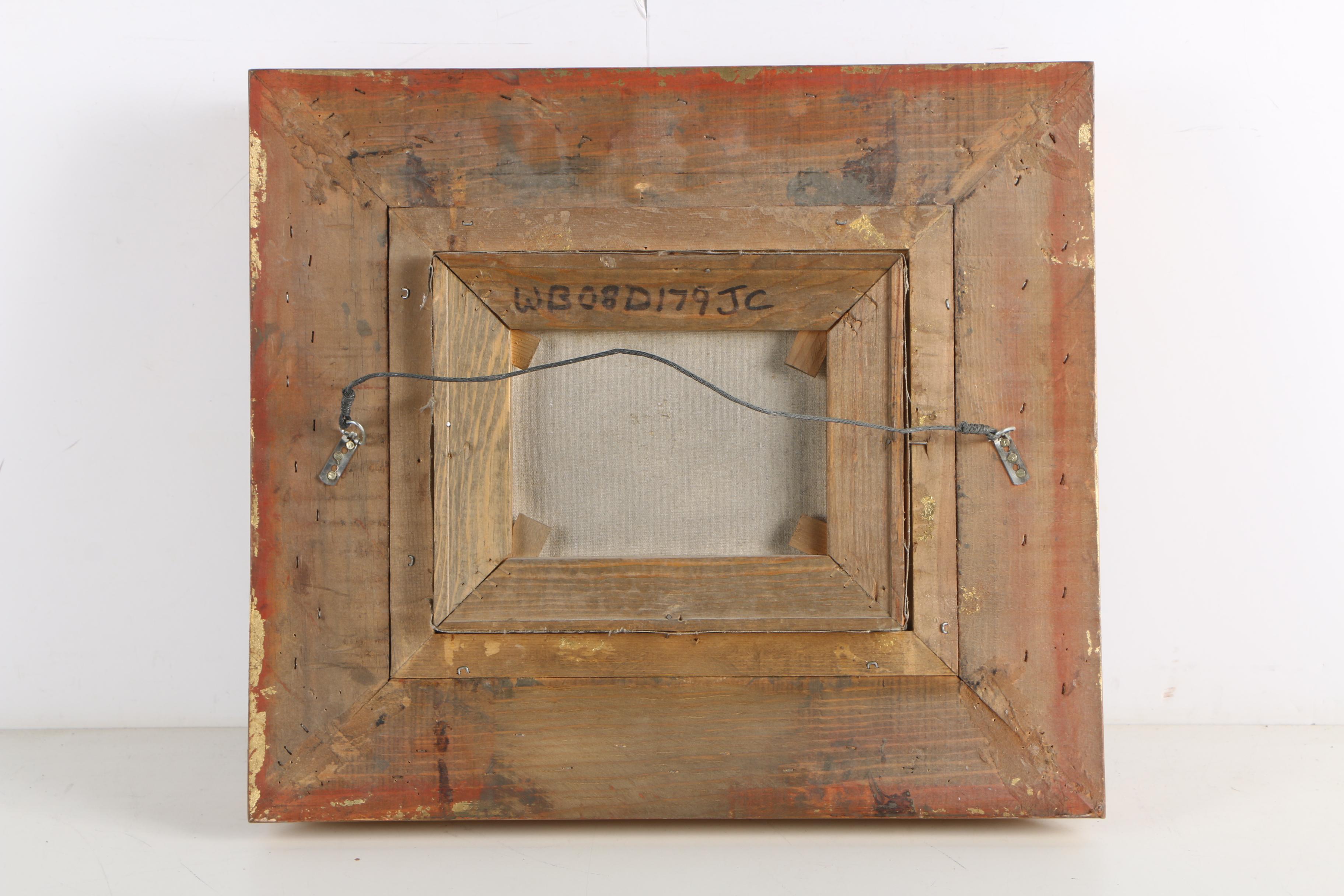 Late 20th-Century Oil Painting of Two Sporting Dogs