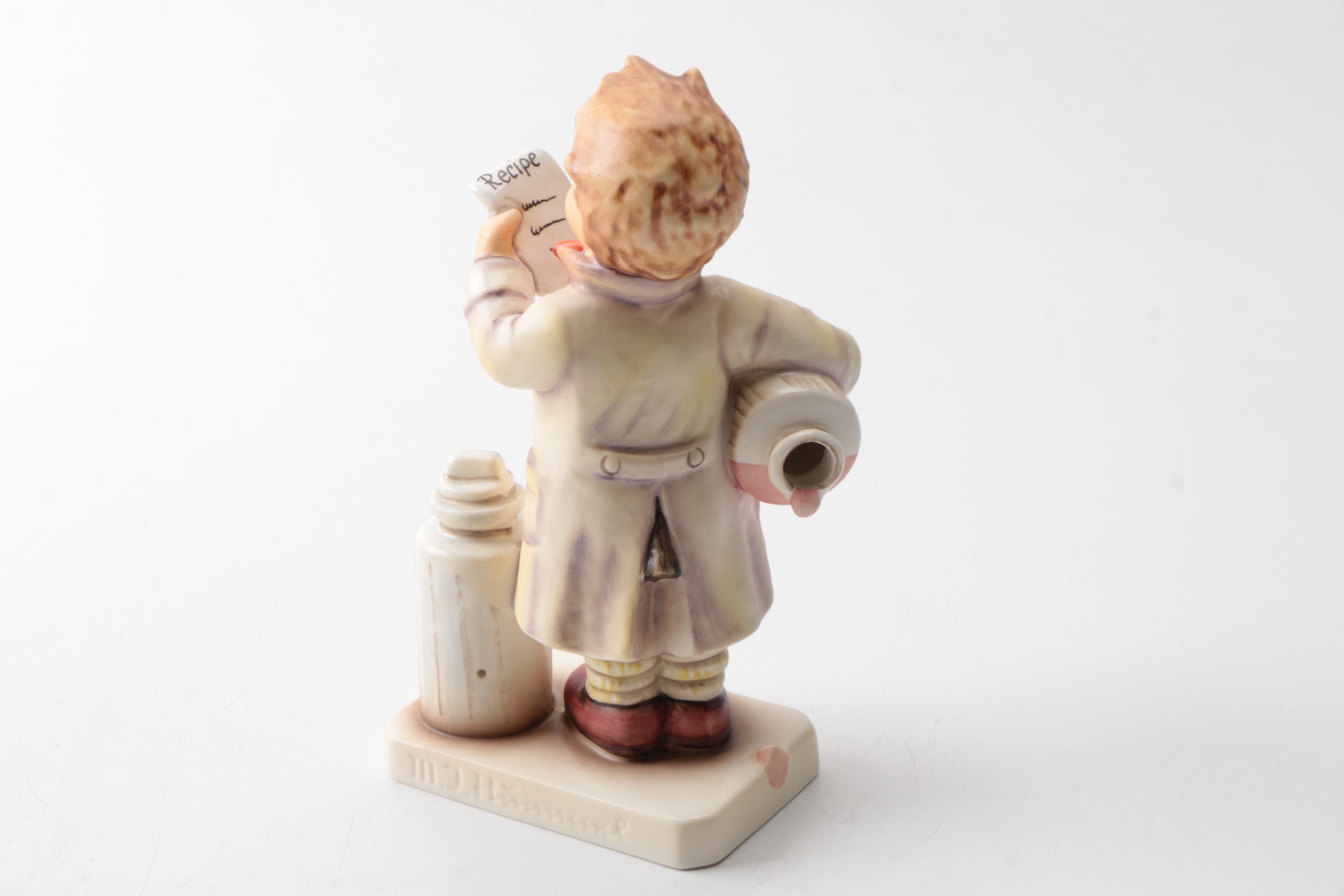 Three Goebel M.I. Hummel Figurines Featuring "Little Pharmacist"