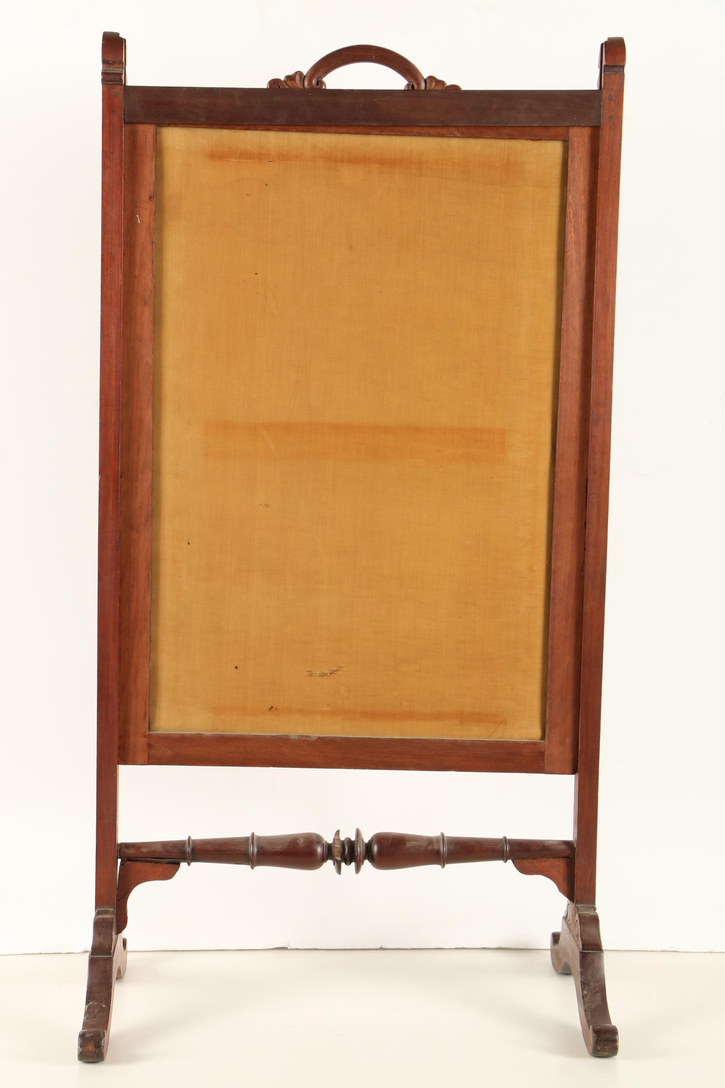 Vintage French Style Petit Point Fireplace Screen