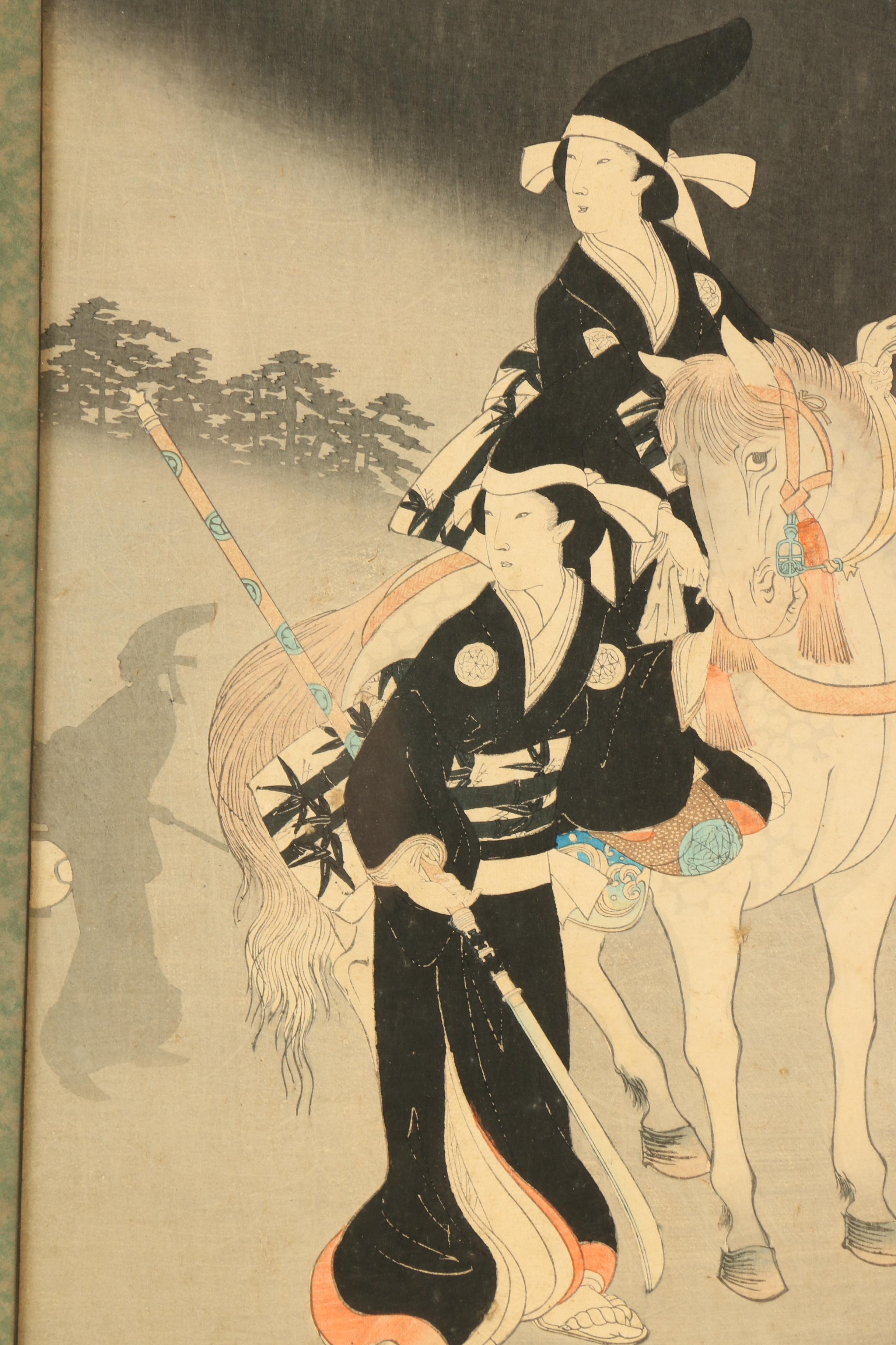 Woodblock Prints After Yōshū Chikanobu "Chiyoda Castle (Album of Women)"