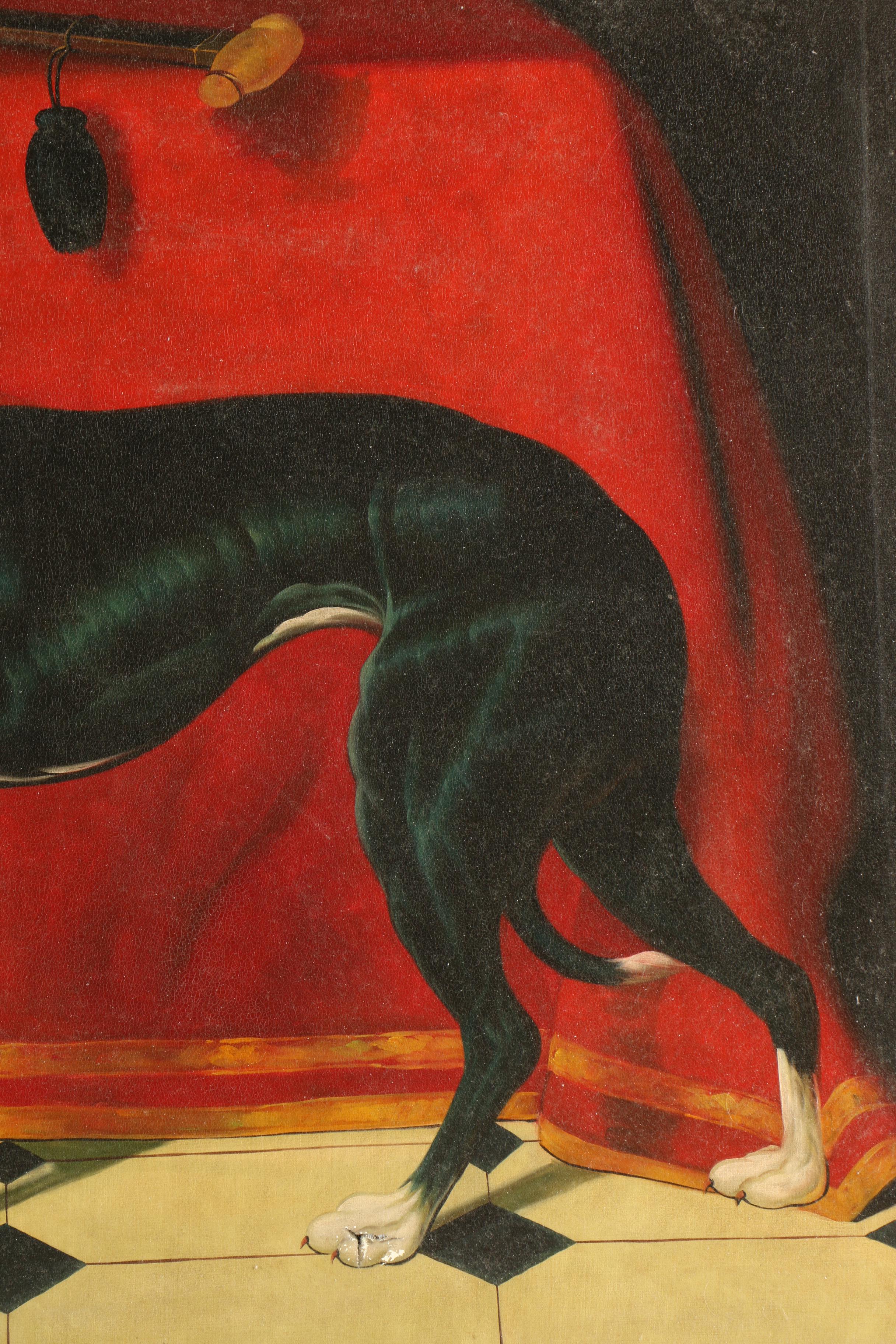 Oil Copy Painting After Sir Edwin Landseer "Eos"