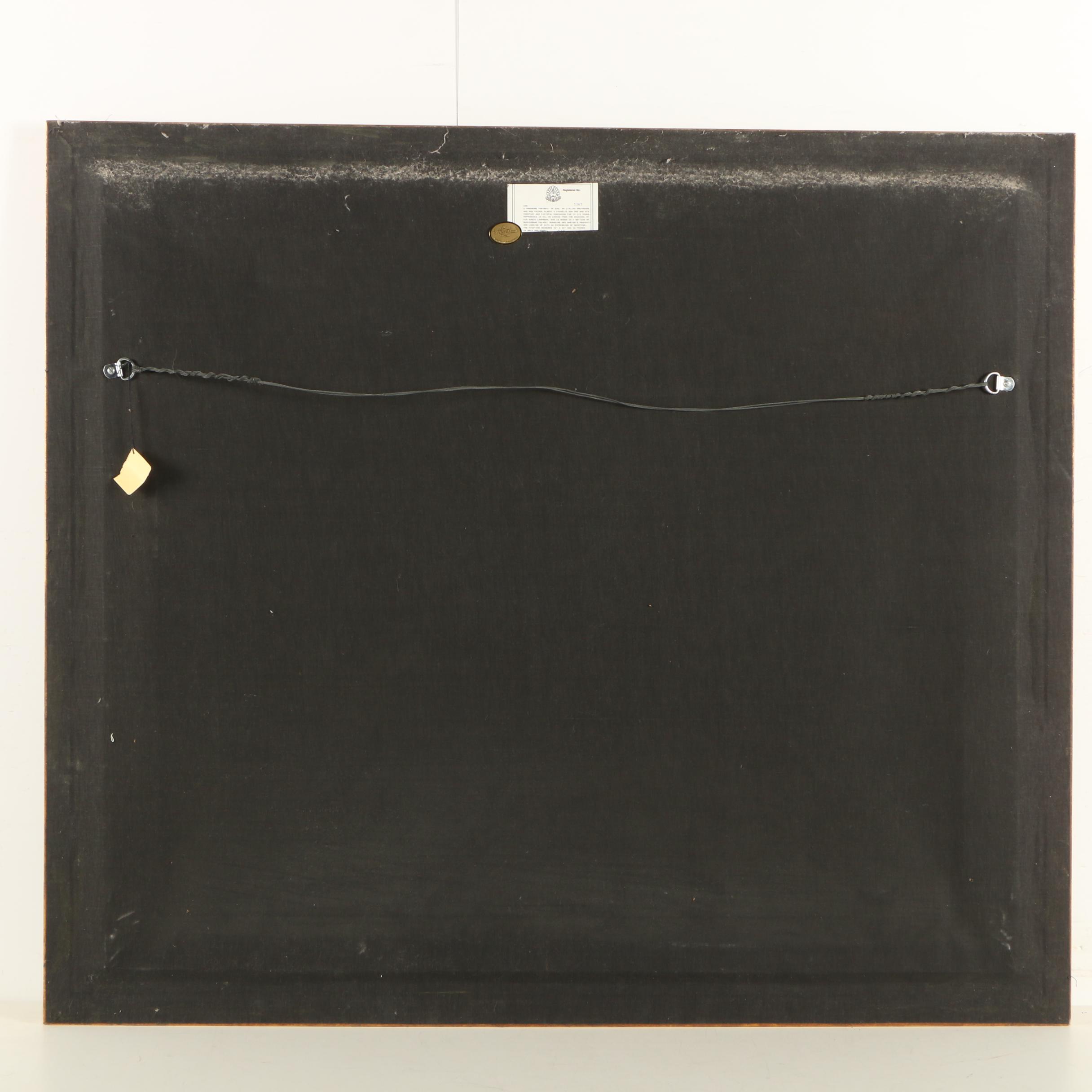 Oil Copy Painting After Sir Edwin Landseer "Eos"