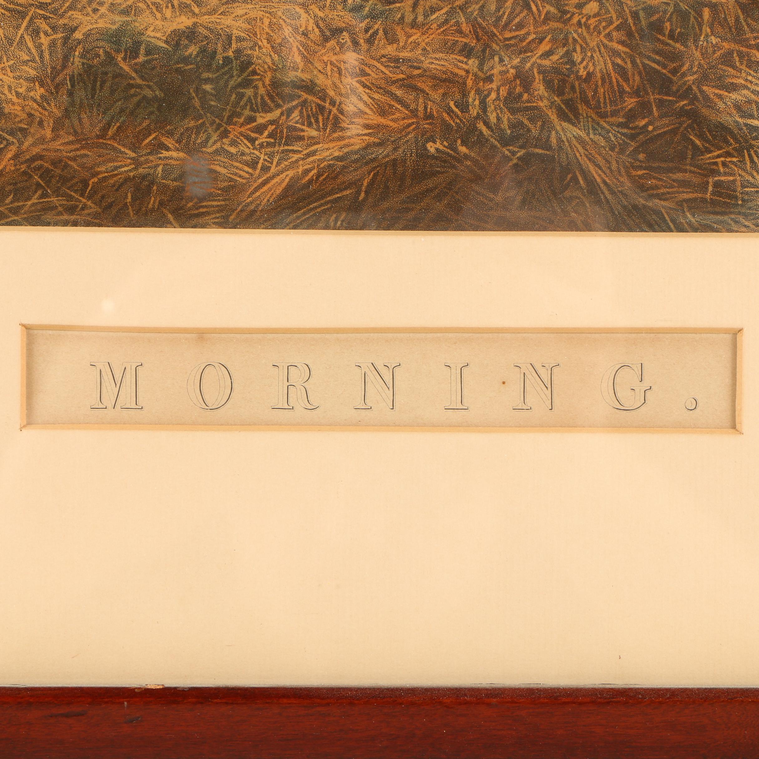 Etching With Aquatint After John Frederick Herring's "Morning"