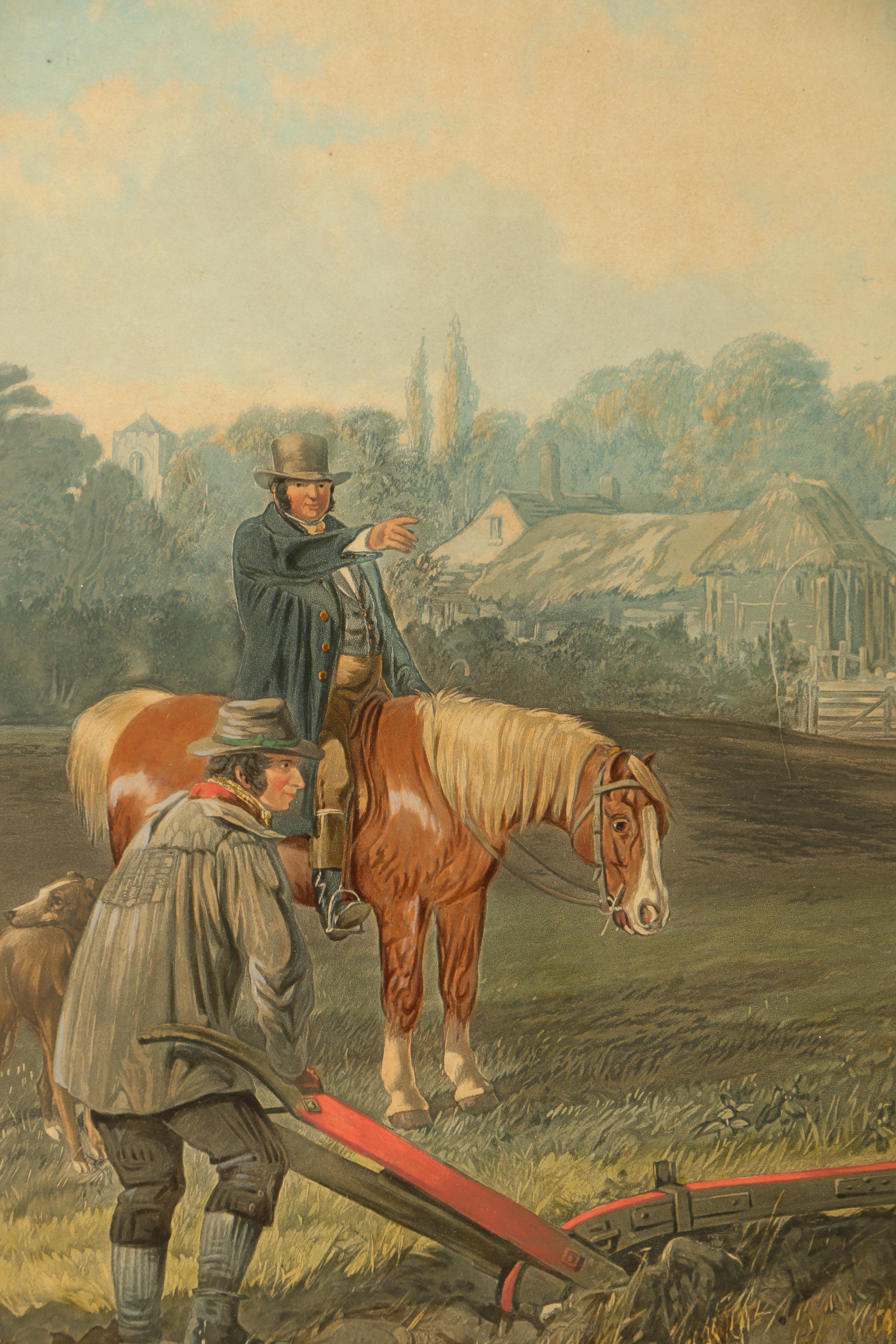 Etching With Aquatint After John Frederick Herring's "Noon"