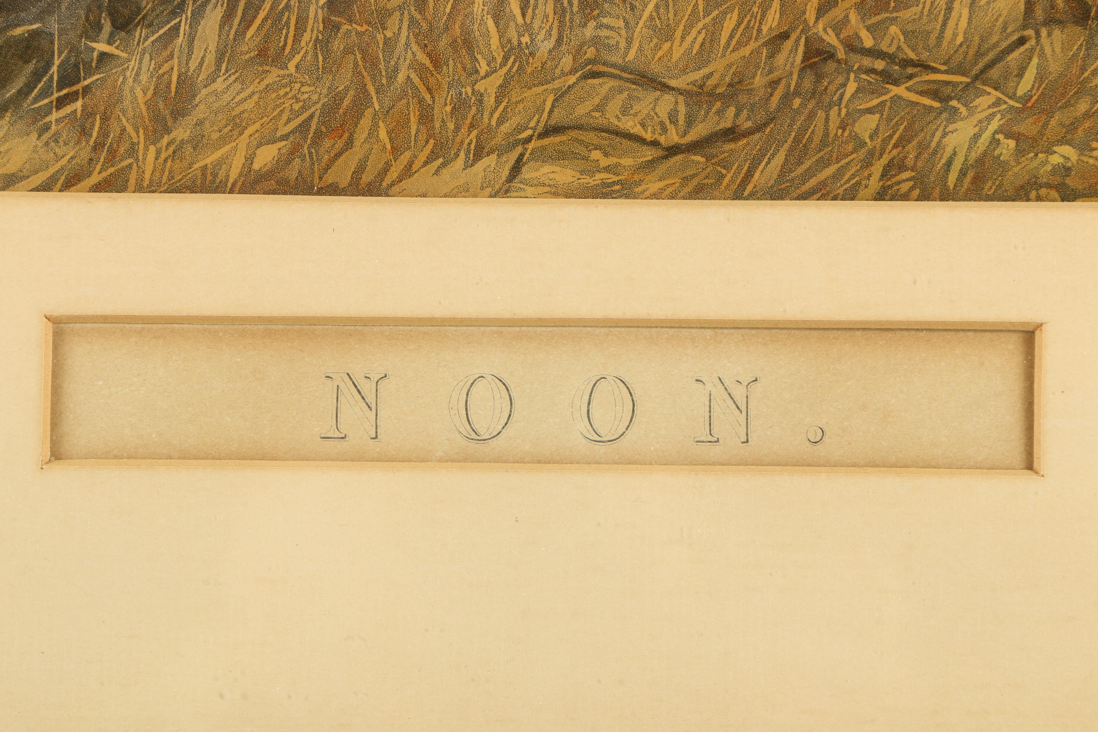 Etching With Aquatint After John Frederick Herring's "Noon"