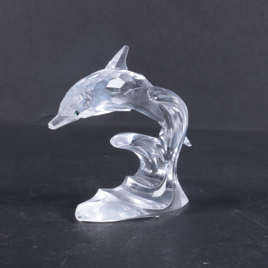 Swarovski Crystal Dolphin Figurine