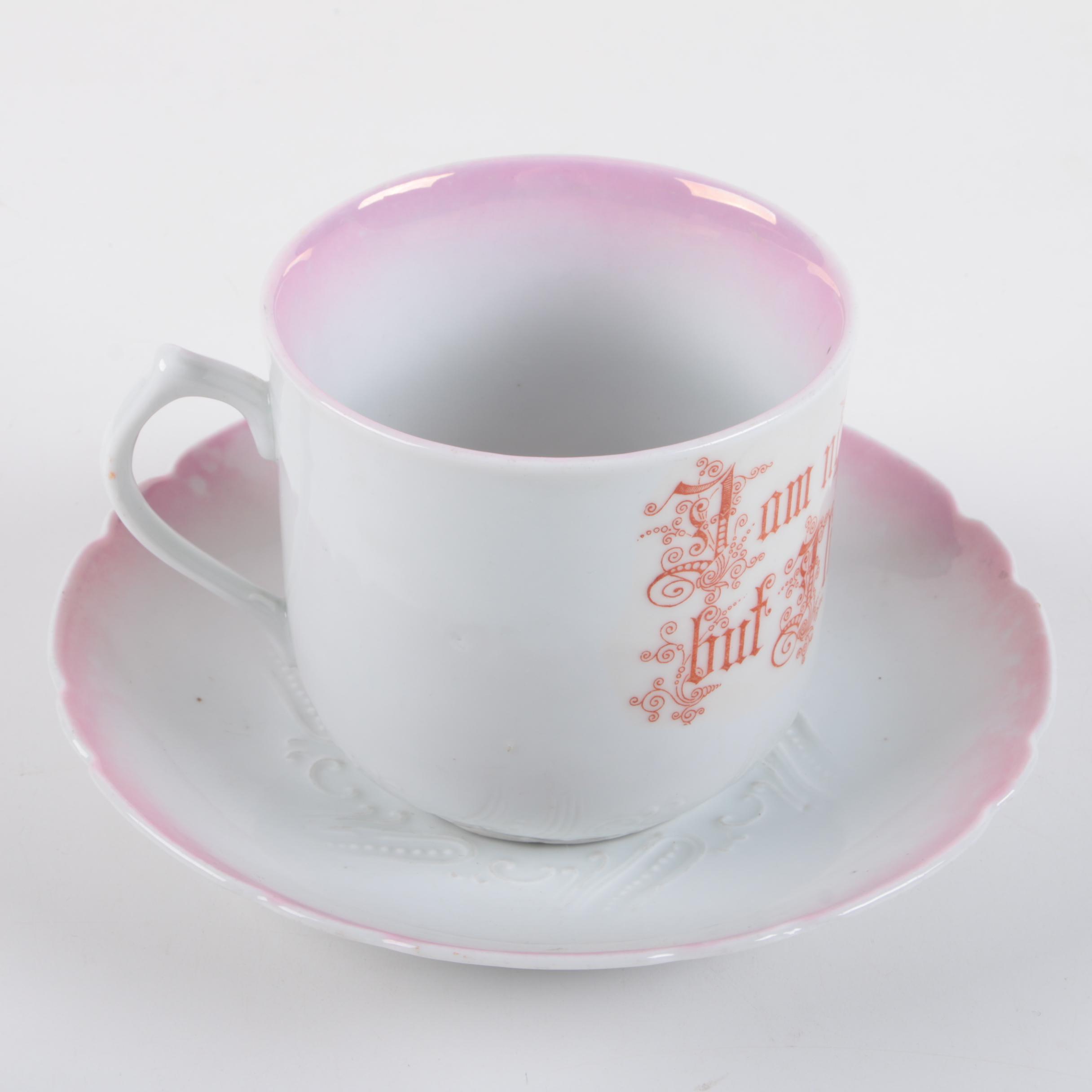 Vintage Satire Leuchtenberg Coffee Cup and Saucer