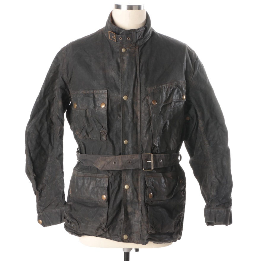 Men's Vintage Belstaff Trialmaster Waxed Cotton Jacket