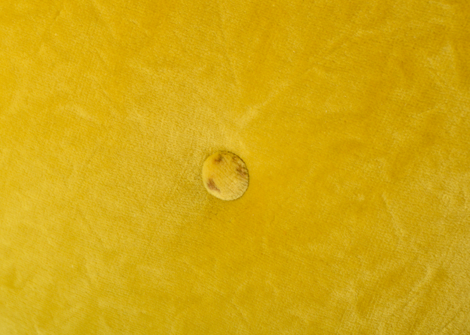 Mid Century Modern Yellow Loveseat