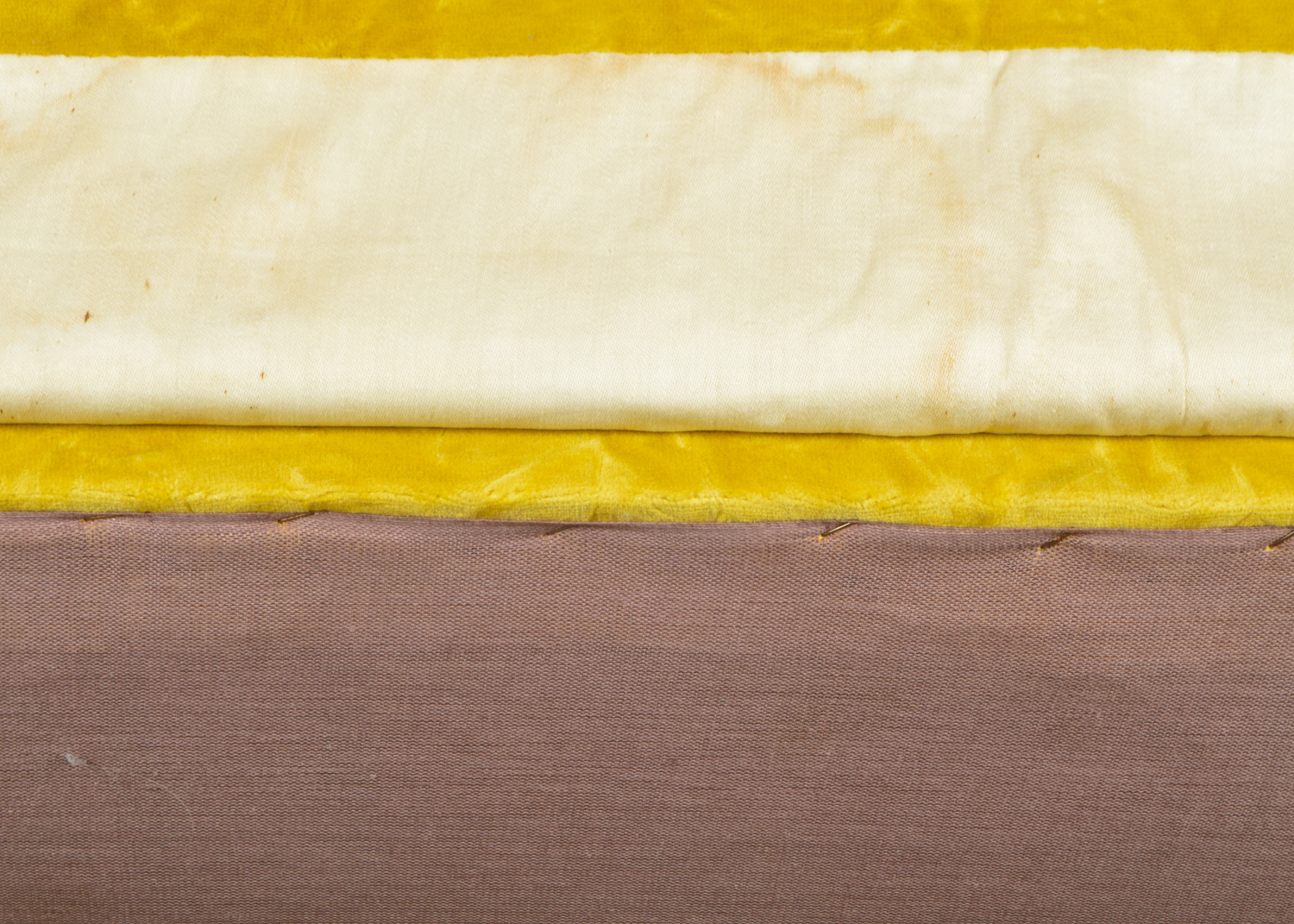 Mid Century Modern Yellow Loveseat