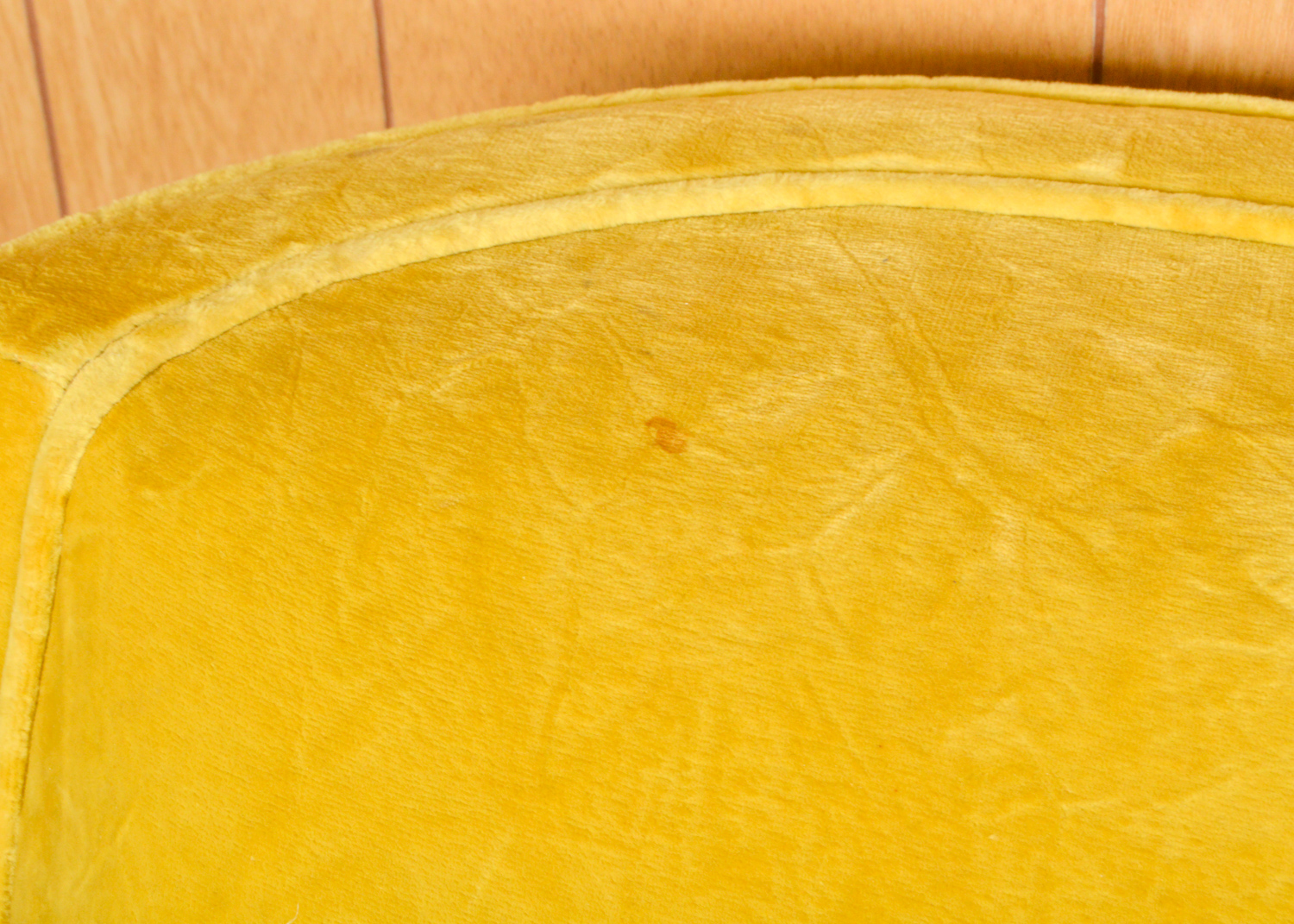 Mid Century Modern Yellow Loveseat