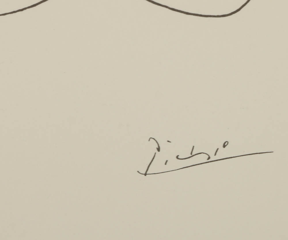 Reproduction Héliogravure After Pablo Picasso "Etude Pour Yuri Gagarin"