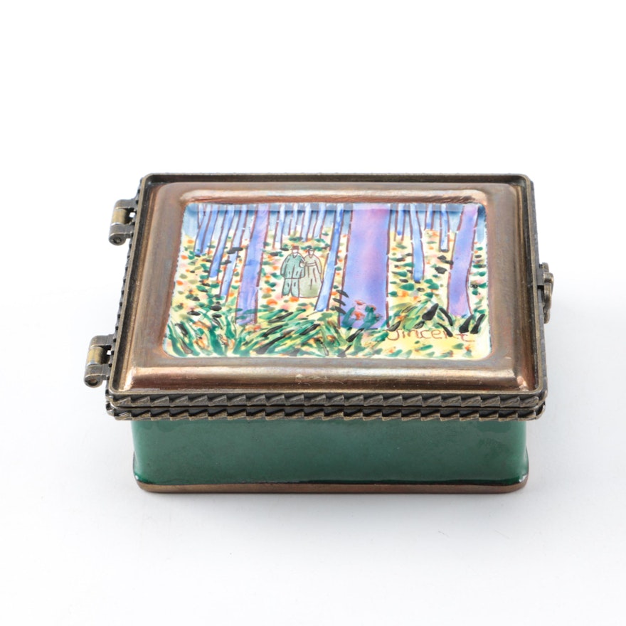 Enameled Trinket Box by Kelvin Chen