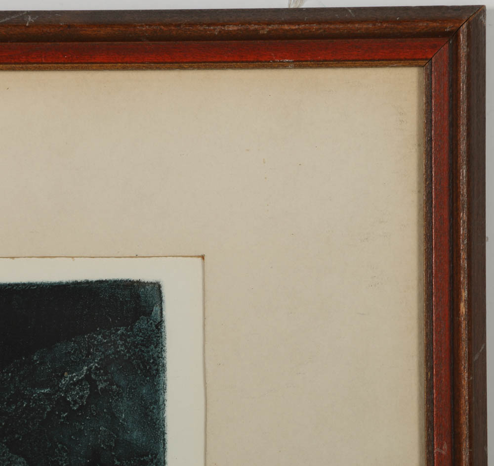 Gracia P. Dayton Etching "St, Anton #2"