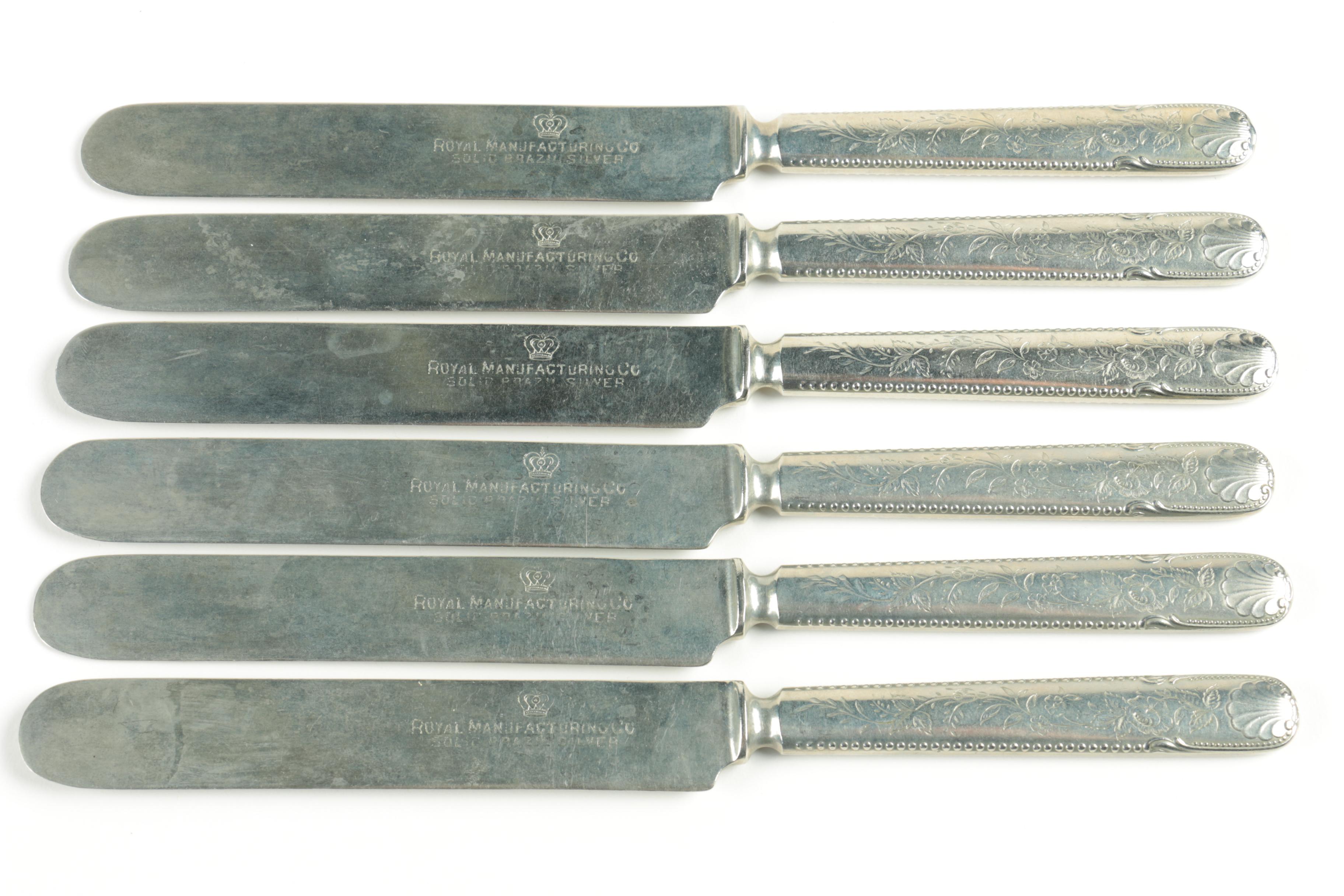 Royal Manufacturing Co. Brazil Silver Flatware