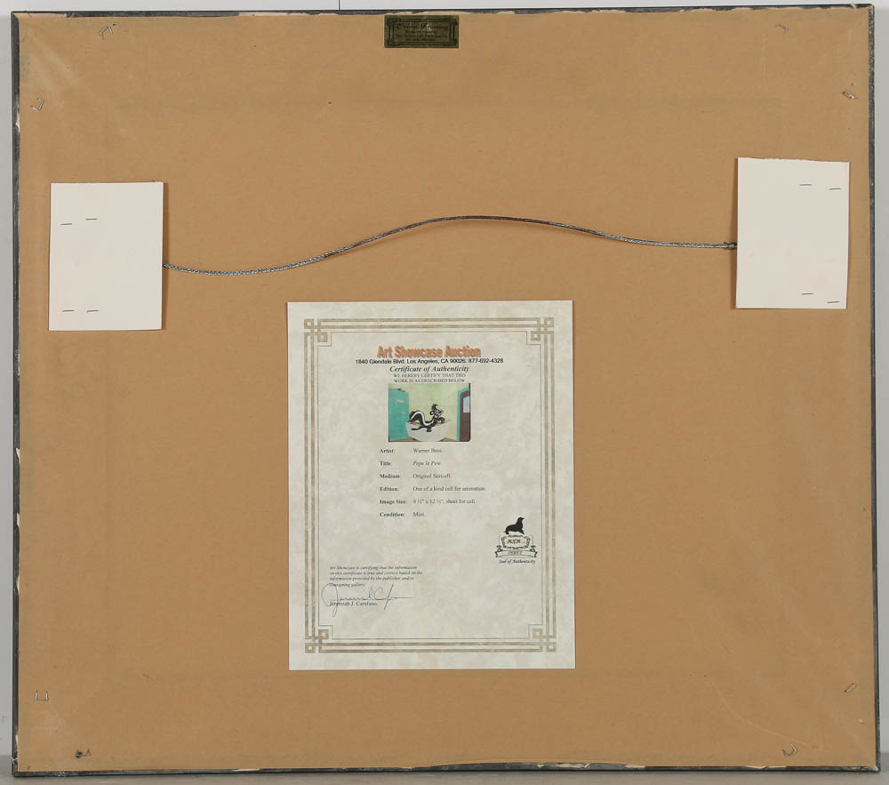 Animation Sericel "Pepé Le Pew"