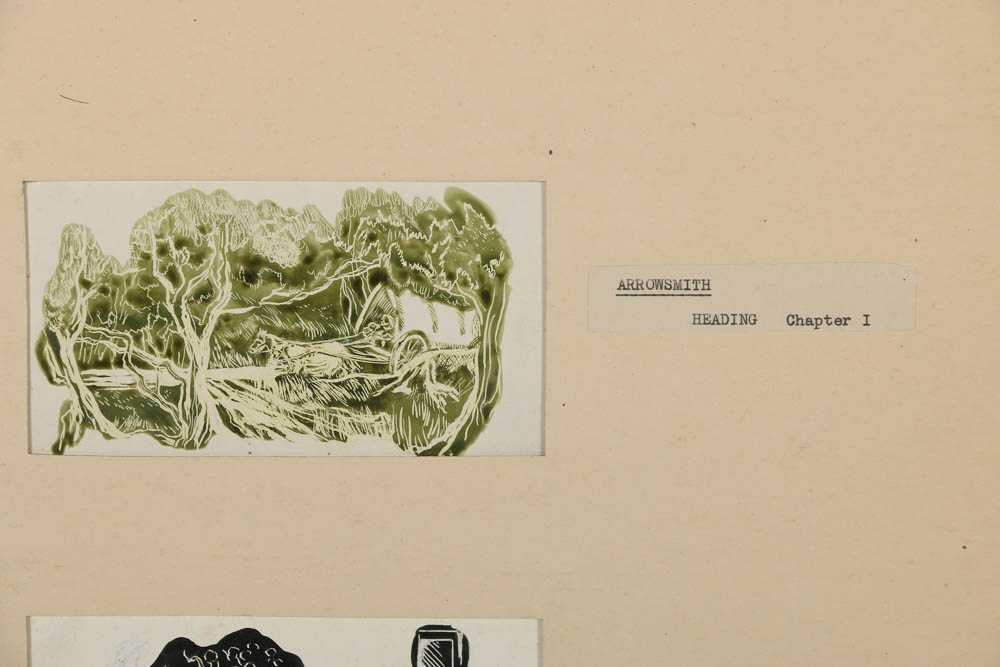 Evelyn Burdett Ink Drawing