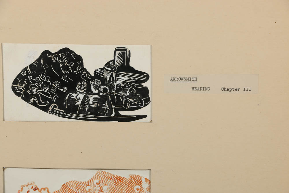 Evelyn Burdett Ink Drawing