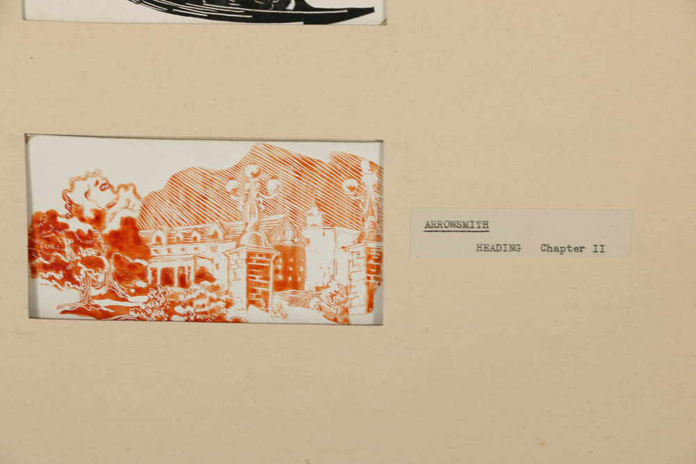 Evelyn Burdett Ink Drawing