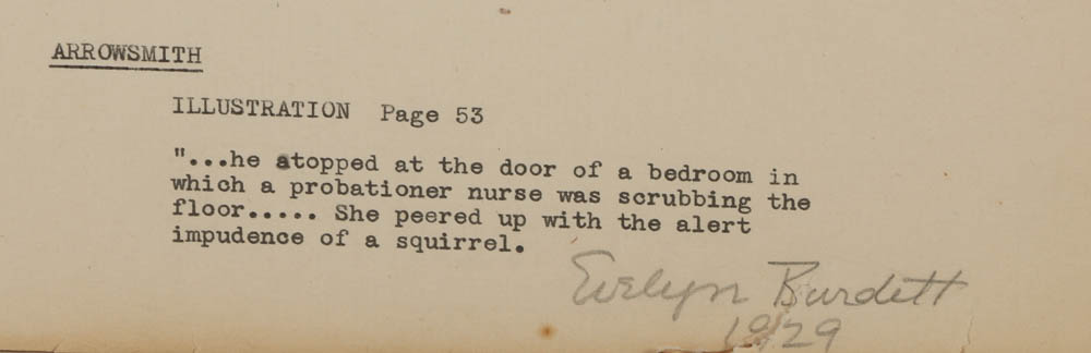 Evelyn Burdett Ink Drawing