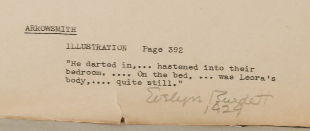 Evelyn Burdett Ink Drawing