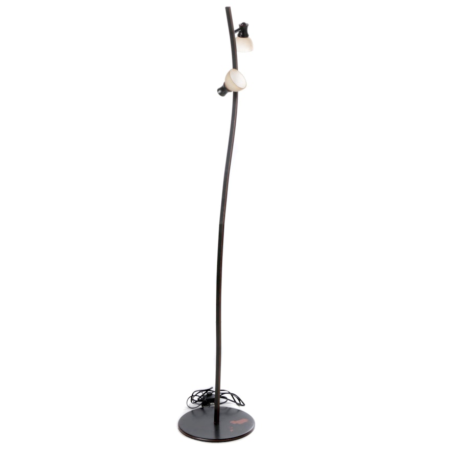 Contemporary Style Metal Floor Lamp