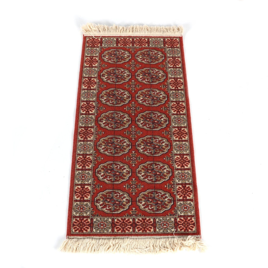 Power-Loomed Bokhara Style Accent Rug