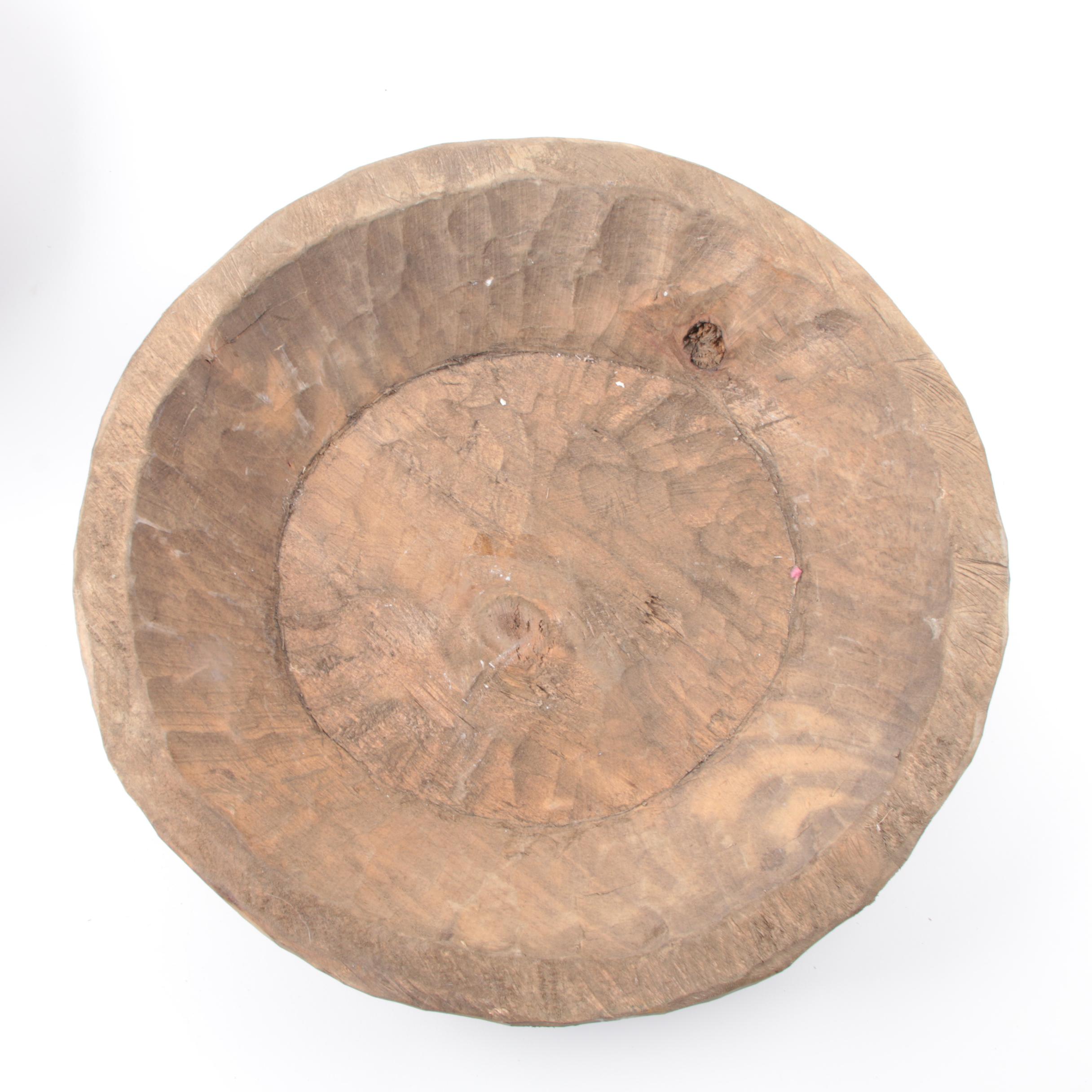 PRIORITY-Assorted Primitive Wood Bowls