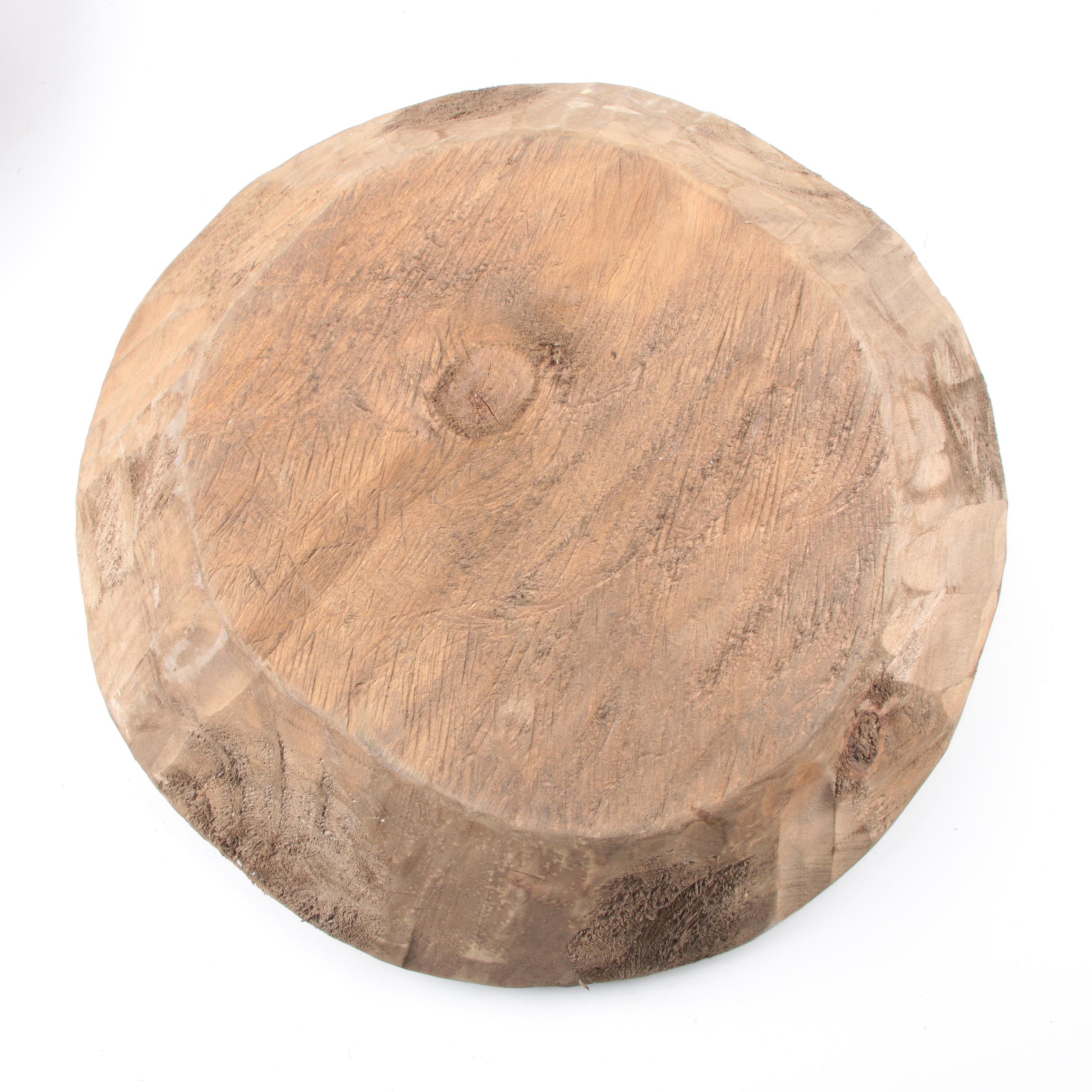 PRIORITY-Assorted Primitive Wood Bowls