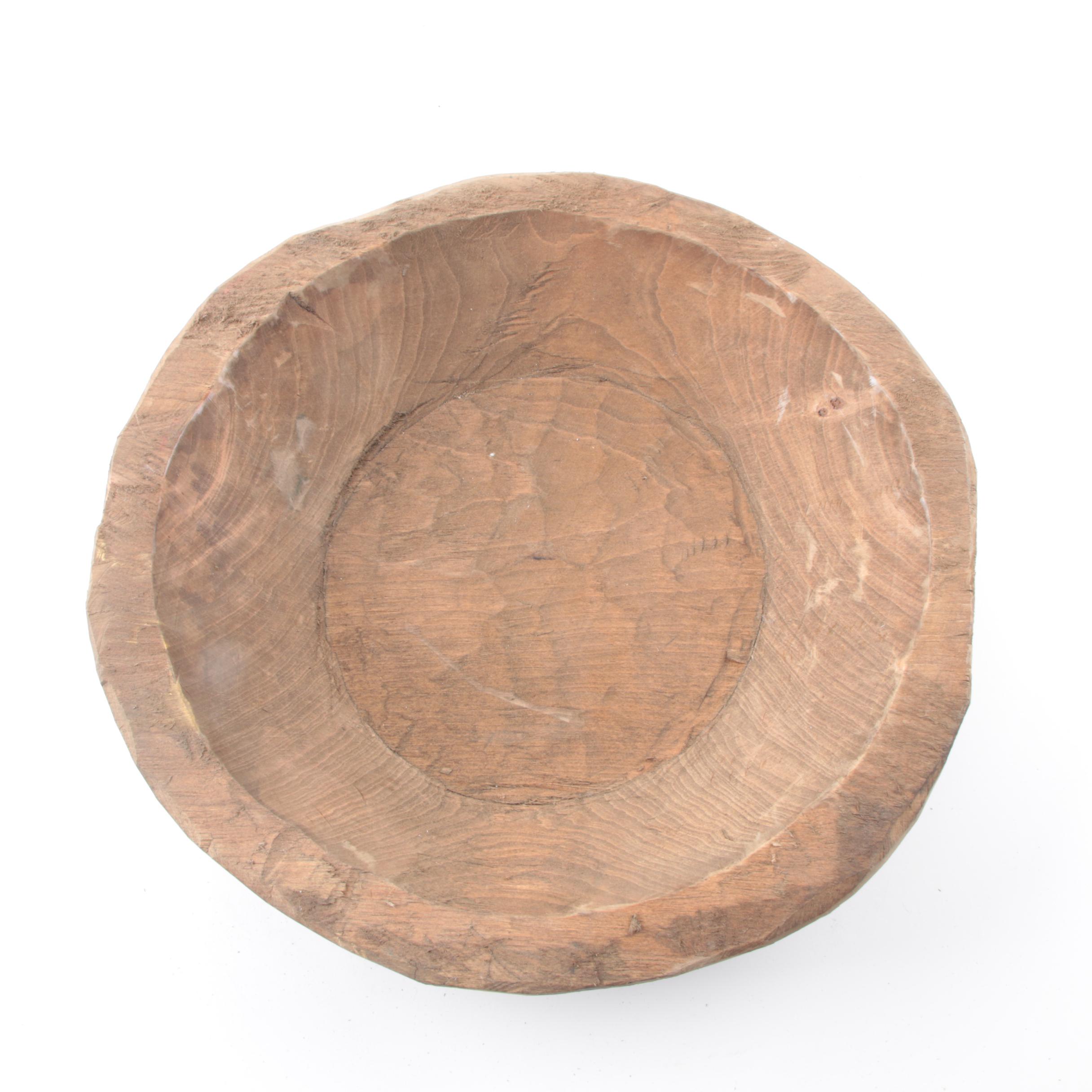 PRIORITY-Assorted Primitive Wood Bowls
