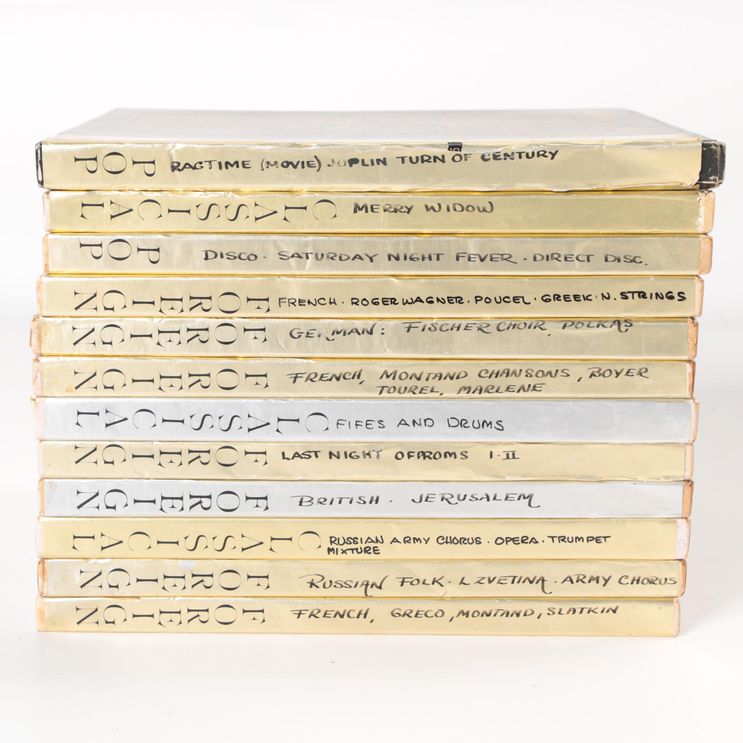 European Folk Music and Classical Reel to Reel Assortment