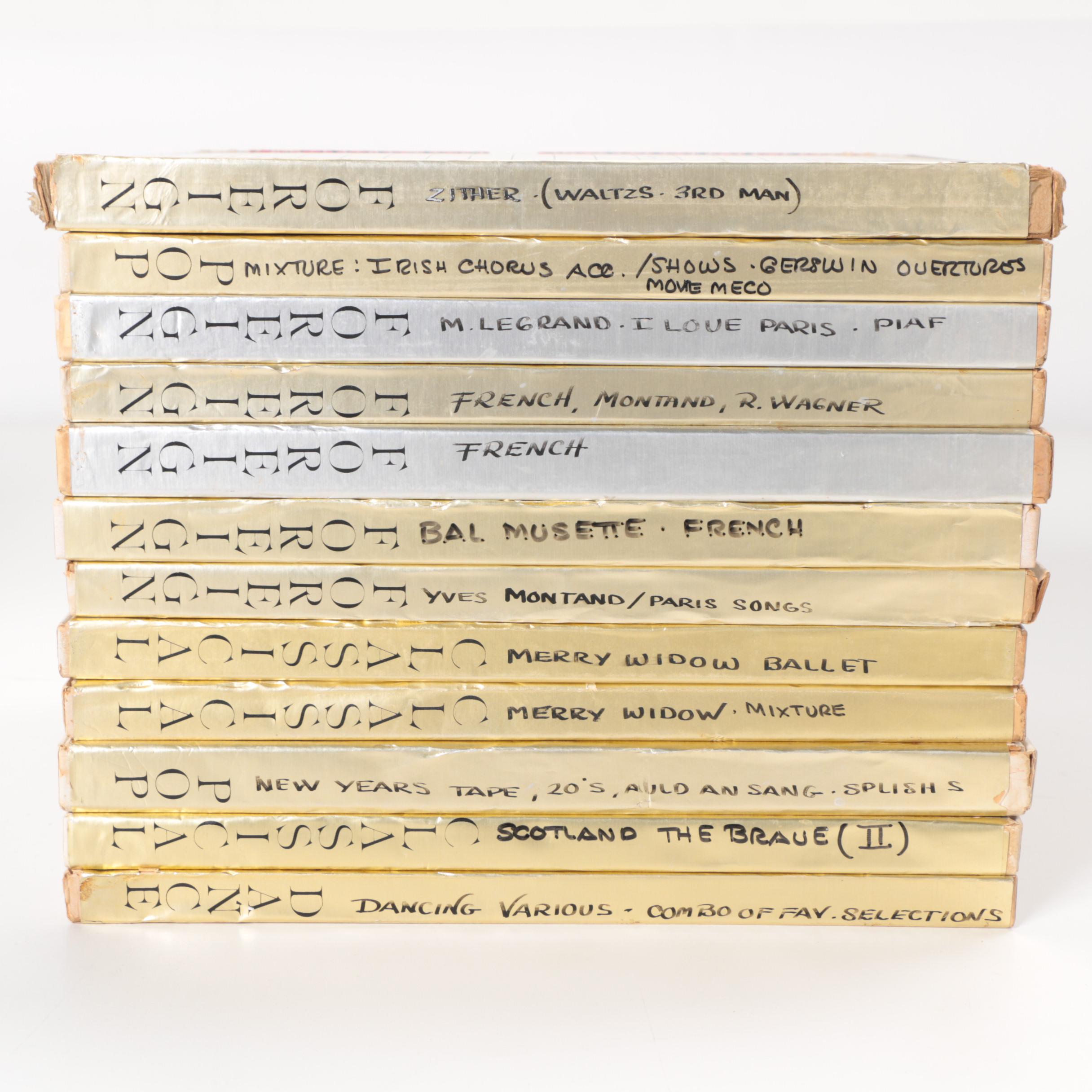 European Folk Music and Classical Reel to Reel Assortment
