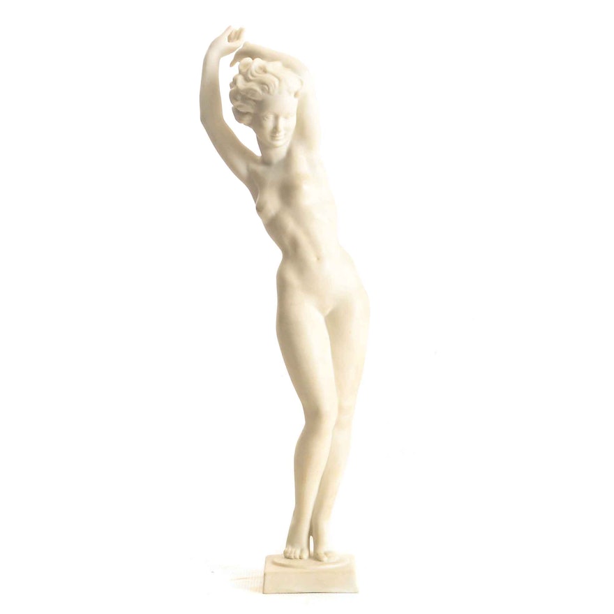 Art Deco Style Nude Figure by Hutschenreuther