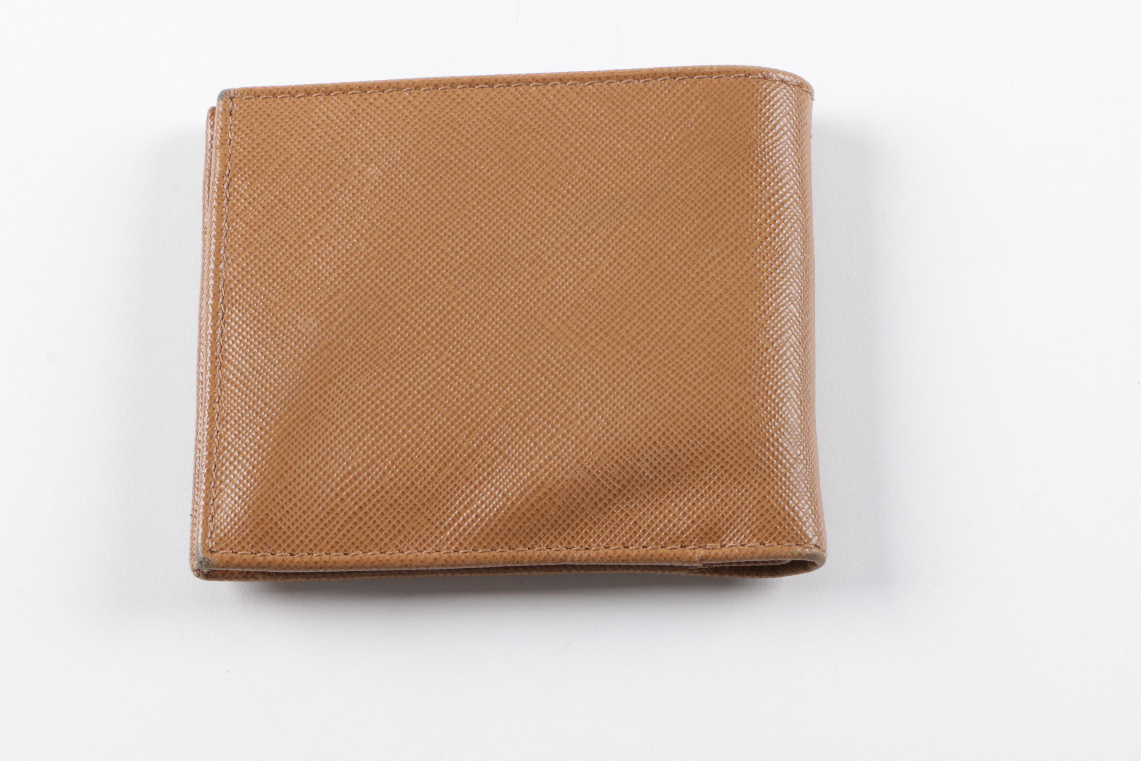 Prada Saffiano Leather Billfold Wallet